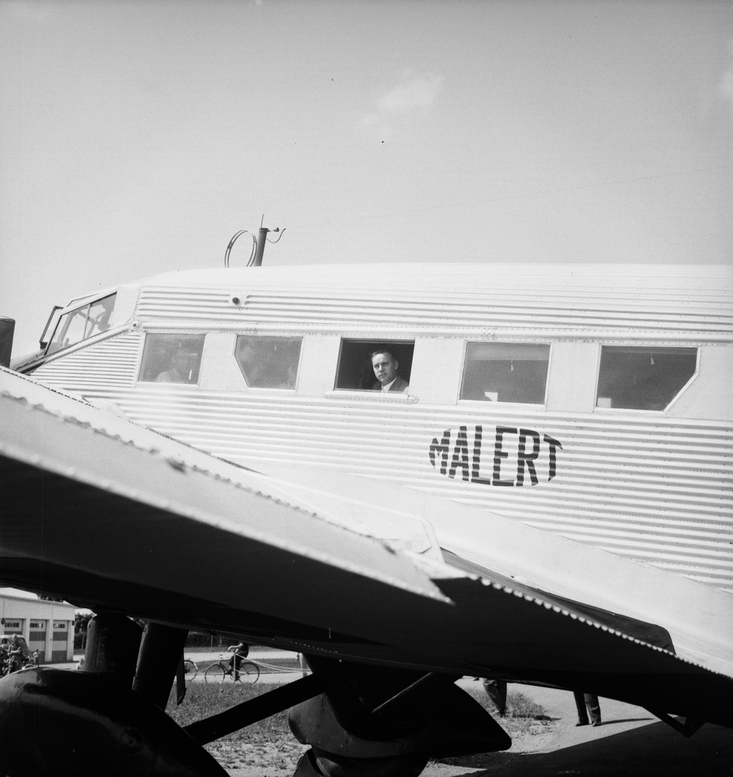 Switzerland, Zurich, Dübendorf repülőtere., 1936, ETH Zürich, airplane, Junkers-brand, MALÉRT airways, Fortepan #211427