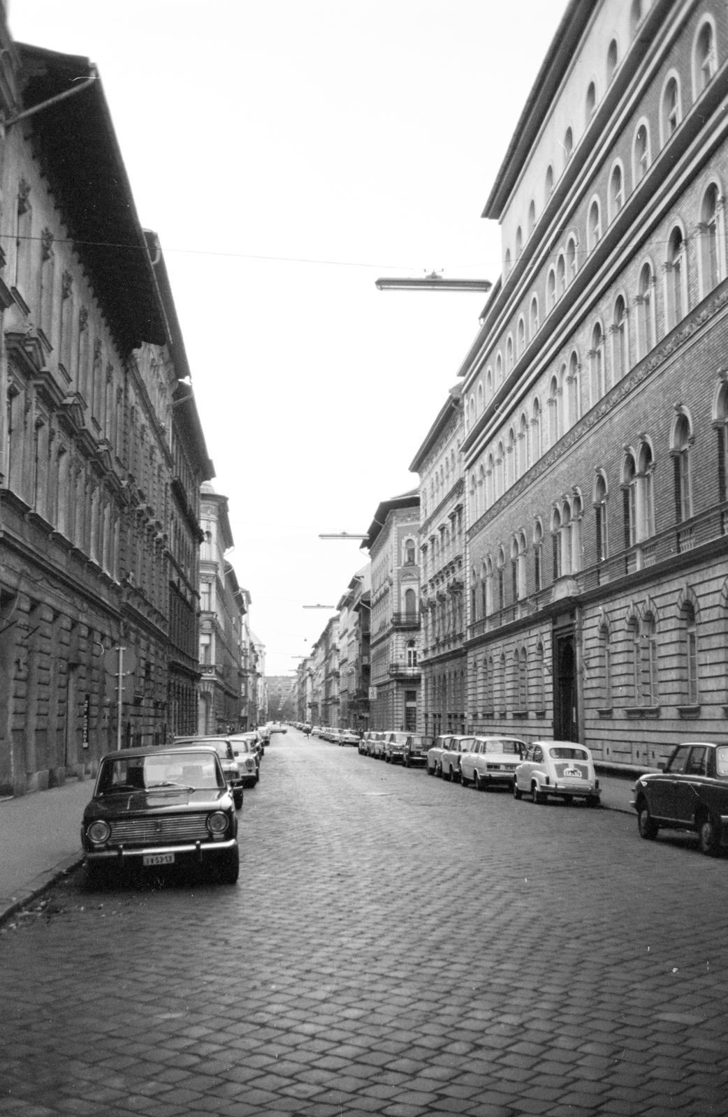 Magyarország, Budapest VII., Hernád utca és István (Landler Jenő) utca felől a Garay utca felé nézve., 1971, ETH Zürich, Budapest, Fortepan #211463