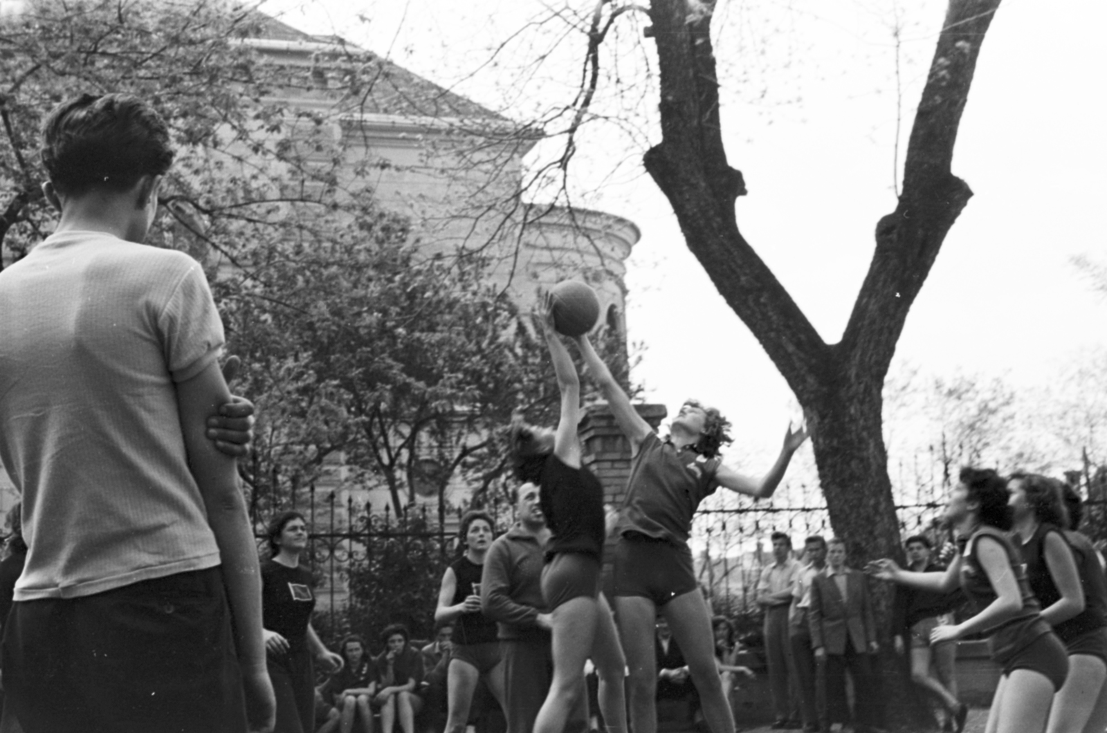 1958, Szalai Veronika, church, basketball, Fortepan #211637