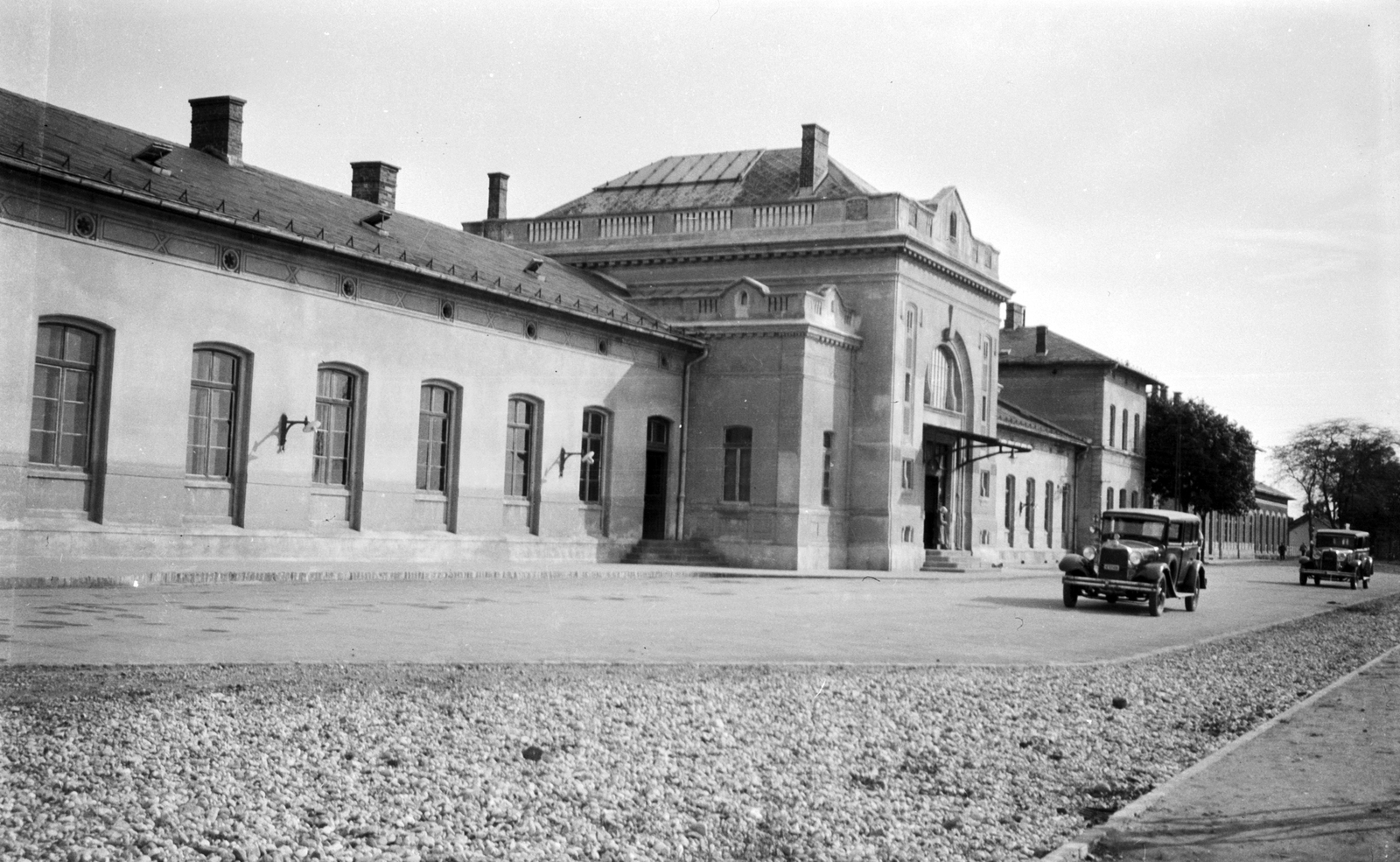 Magyarország, Nagykanizsa, Ady Endre utca, vasútállomás., 1930, Szemere Ákos, vasútállomás, Fortepan #211785