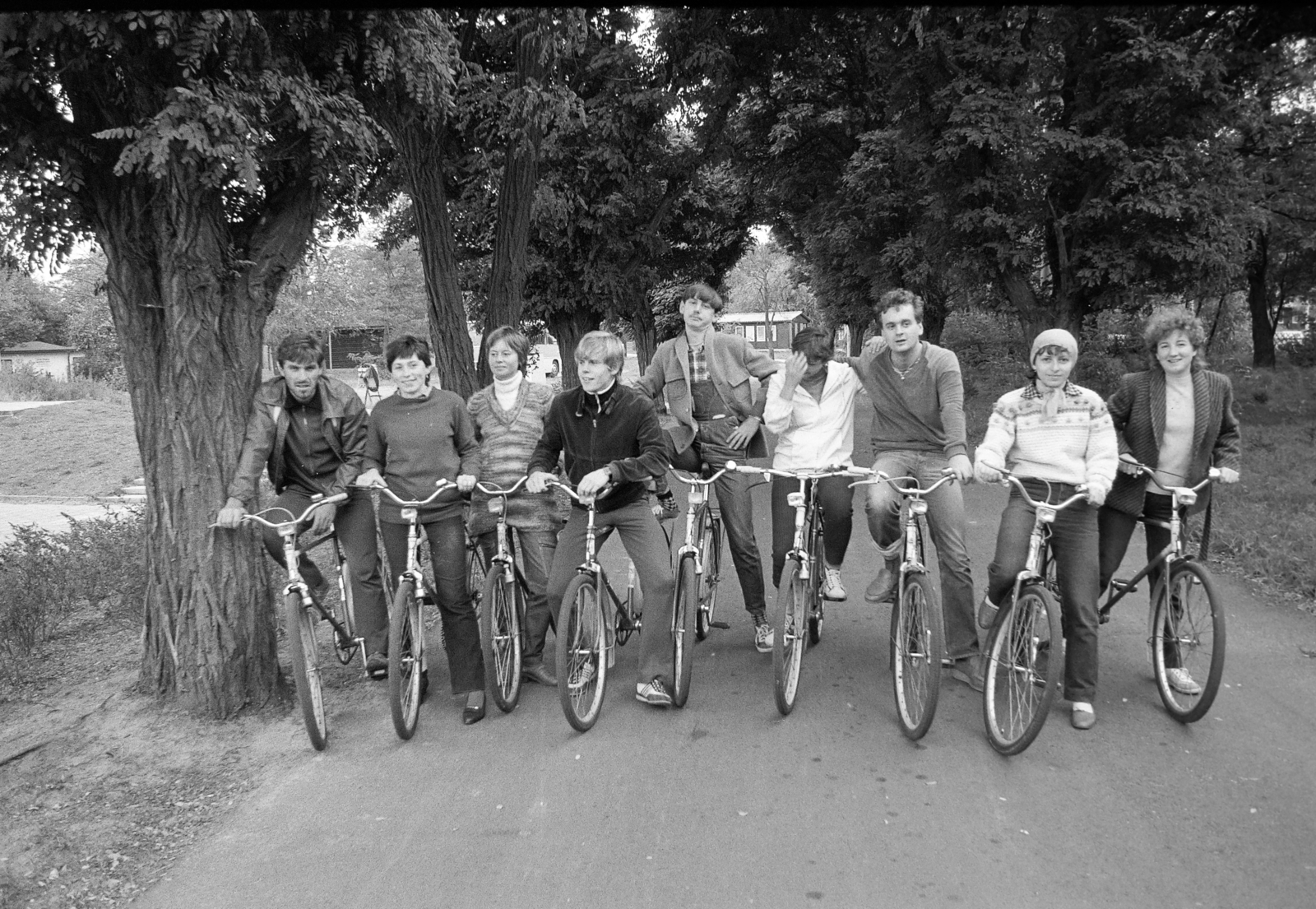 Germany, 1980, Szolnoki Béla, GDR, bicycle, youth, Fortepan #211893