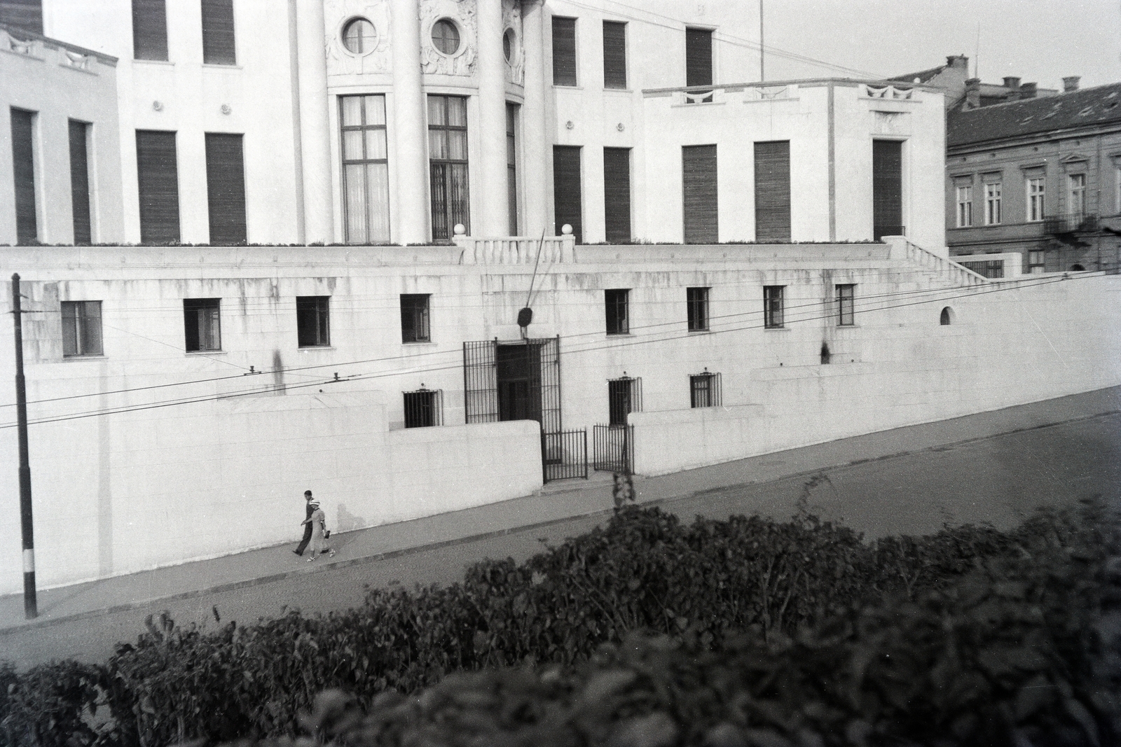 Serbia, Belgrade, ulica Pariska 11., Franciaország nagykövetsége., 1935, Adelhardt Márta, modern architecture, Fortepan #212381