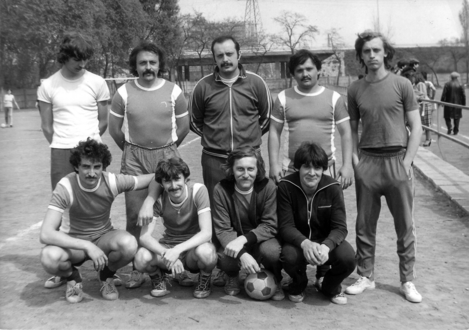 1981, Fortepan/Album057, sport jersey, soccer team, soccer ball, Fortepan #212505