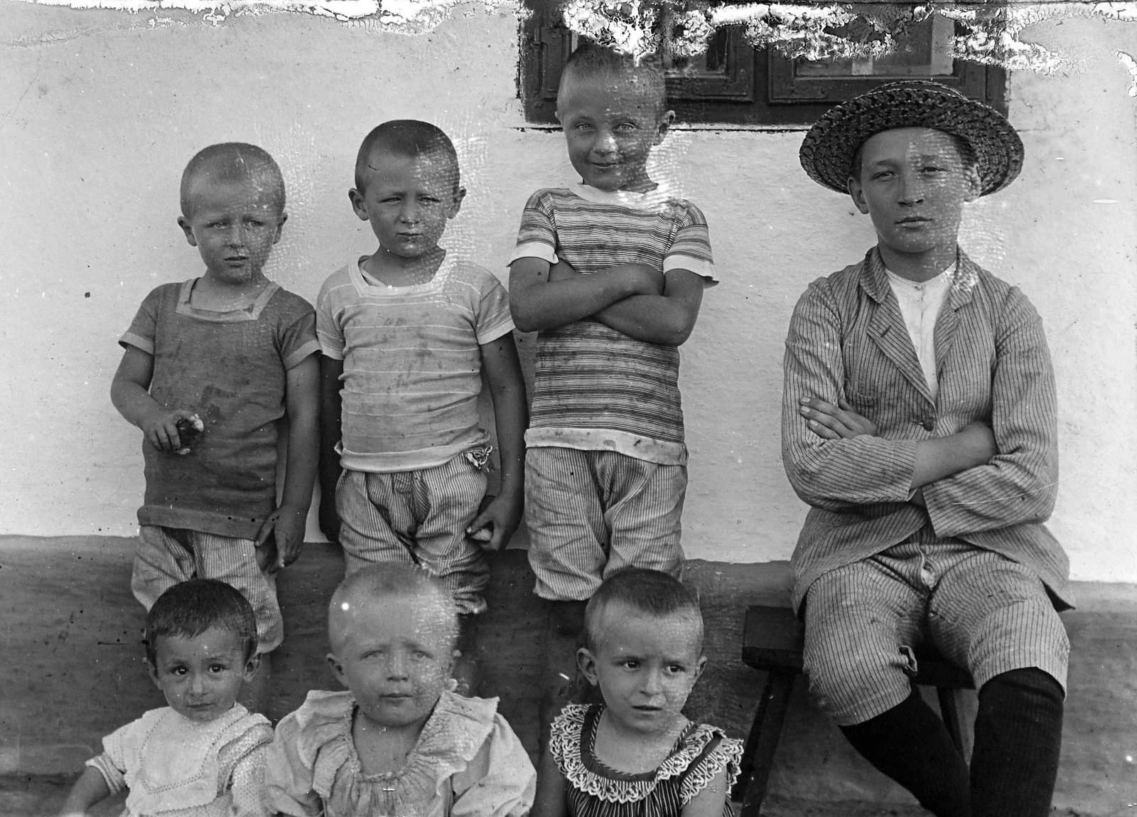 1900, Fortepan, tableau, kids, Fortepan #21256