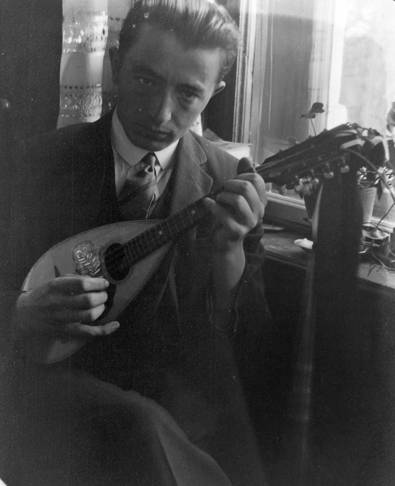 1933, Fortepan, portrait, musical instrument, musician, man, Fortepan #21257