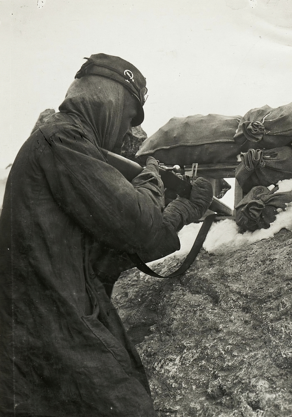 Italy, untitled, a Császári és Királyi Hadsereg egyik állása az Ortler csúcs közelében., 1917, Österreichische Nationalbibliothek, trench, Fortepan #212619