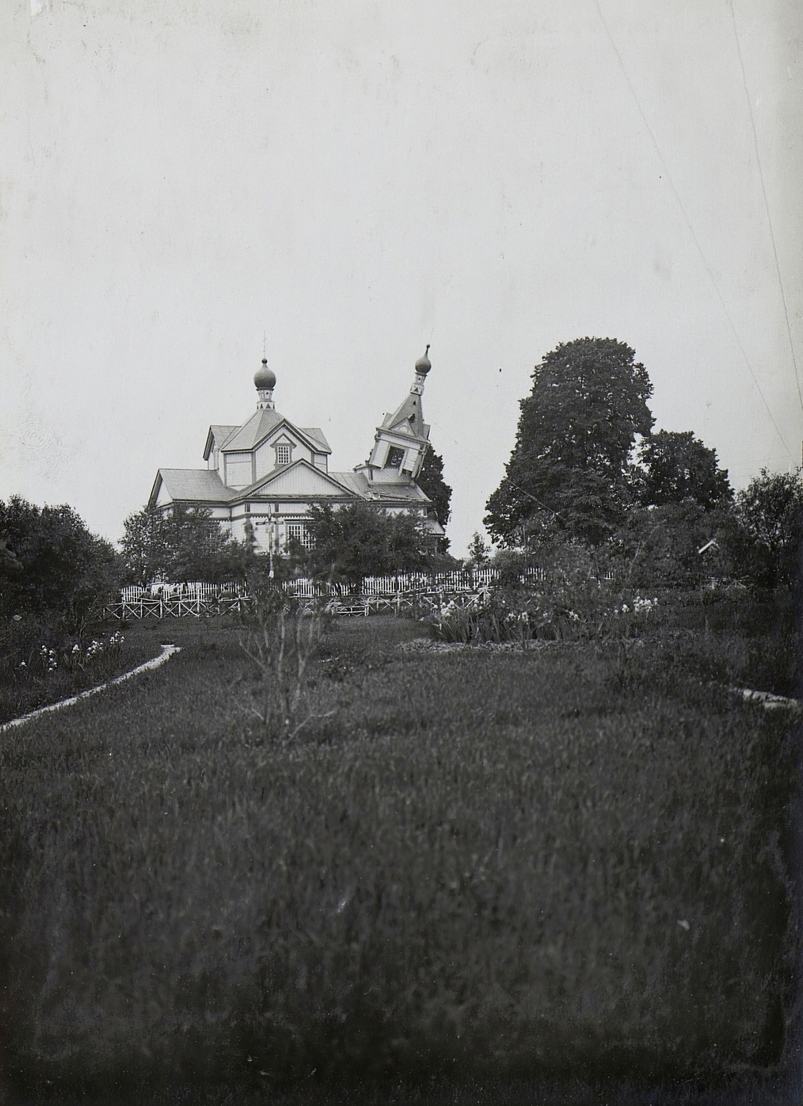 Ukraine, (ekkor Plaszewa), Szent Mihály arkangyal-templom., 1917, Österreichische Nationalbibliothek, church, damaged building, Fortepan #212701