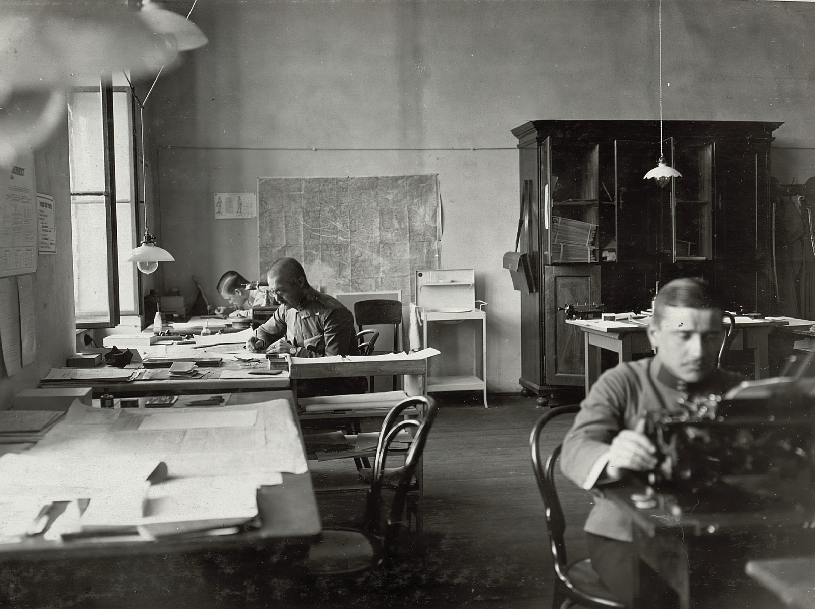 Slovenia, Császári és Királyi Hadsereg, hadseregparancsnokság, hírszogálati csoport. A felvétel 1915. szeptember 16-án készült., 1915, Österreichische Nationalbibliothek, army, radio soldier, Fortepan #212721