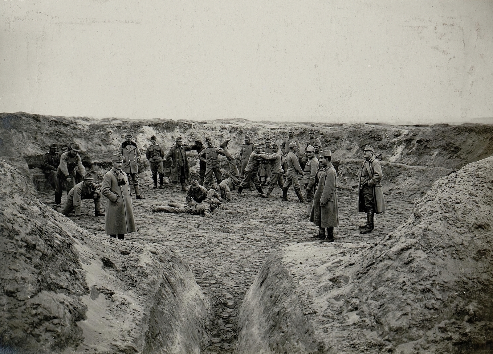 1915, Österreichische Nationalbibliothek, military, First World War, jesting, camera, Fortepan #212748