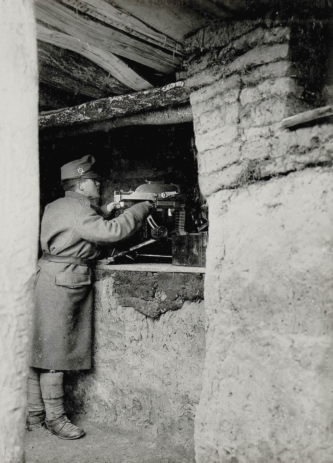 Ukraine, (ekkor Pelza), a Császári és Királyi Hadsereg állása a településtől délre. A felvétel 1915. december 10-én készült., 1915, Österreichische Nationalbibliothek, Fortepan #212756