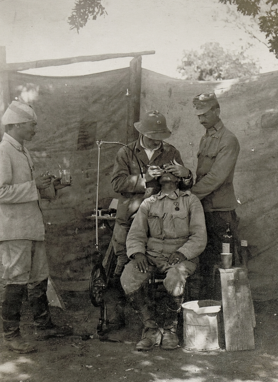1915, Österreichische Nationalbibliothek, dentist, Fortepan #212763