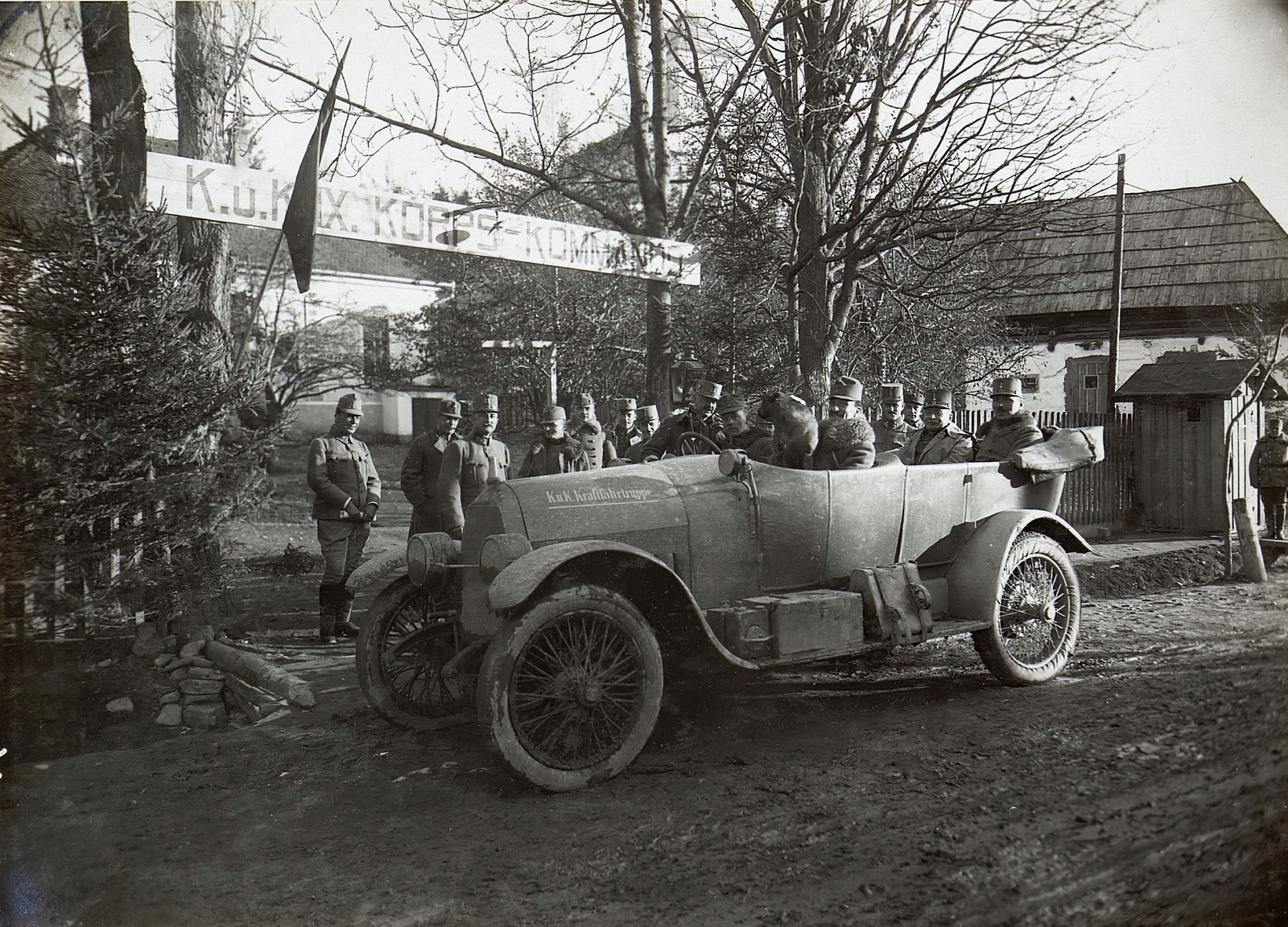 1917, Österreichische Nationalbibliothek, automobile, Fortepan #212922