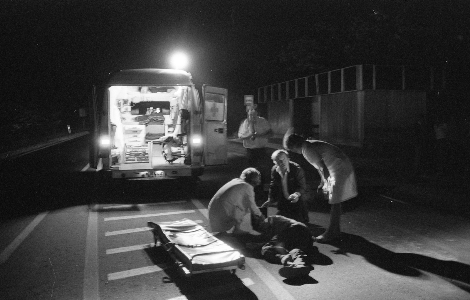 1983, Urbán Tamás, accident, Fortepan #213251