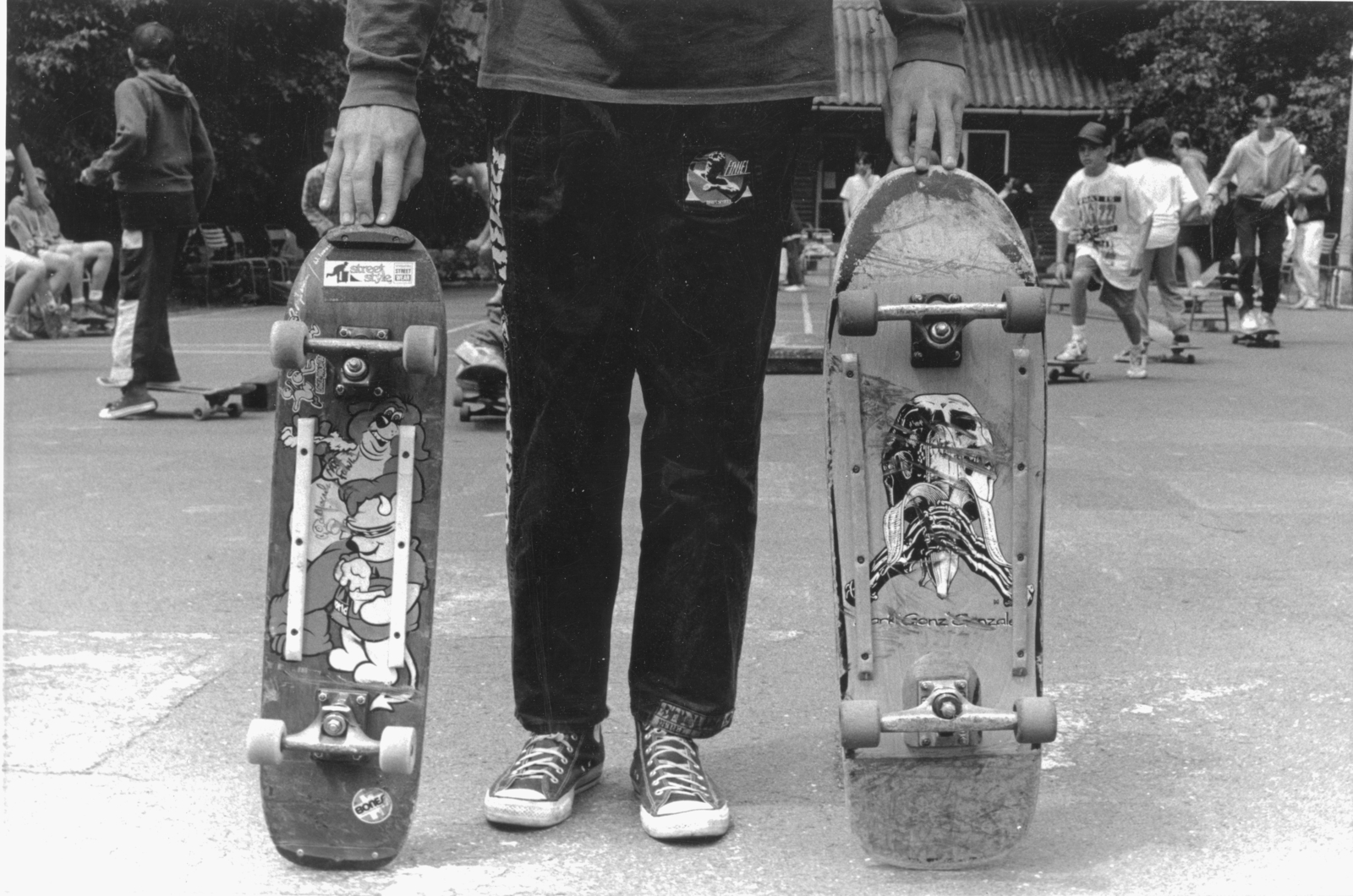 Magyarország, A felvétel 1991-ben készült., 1990, Urbán Tamás, gördeszka, graffiti, Fortepan #213635