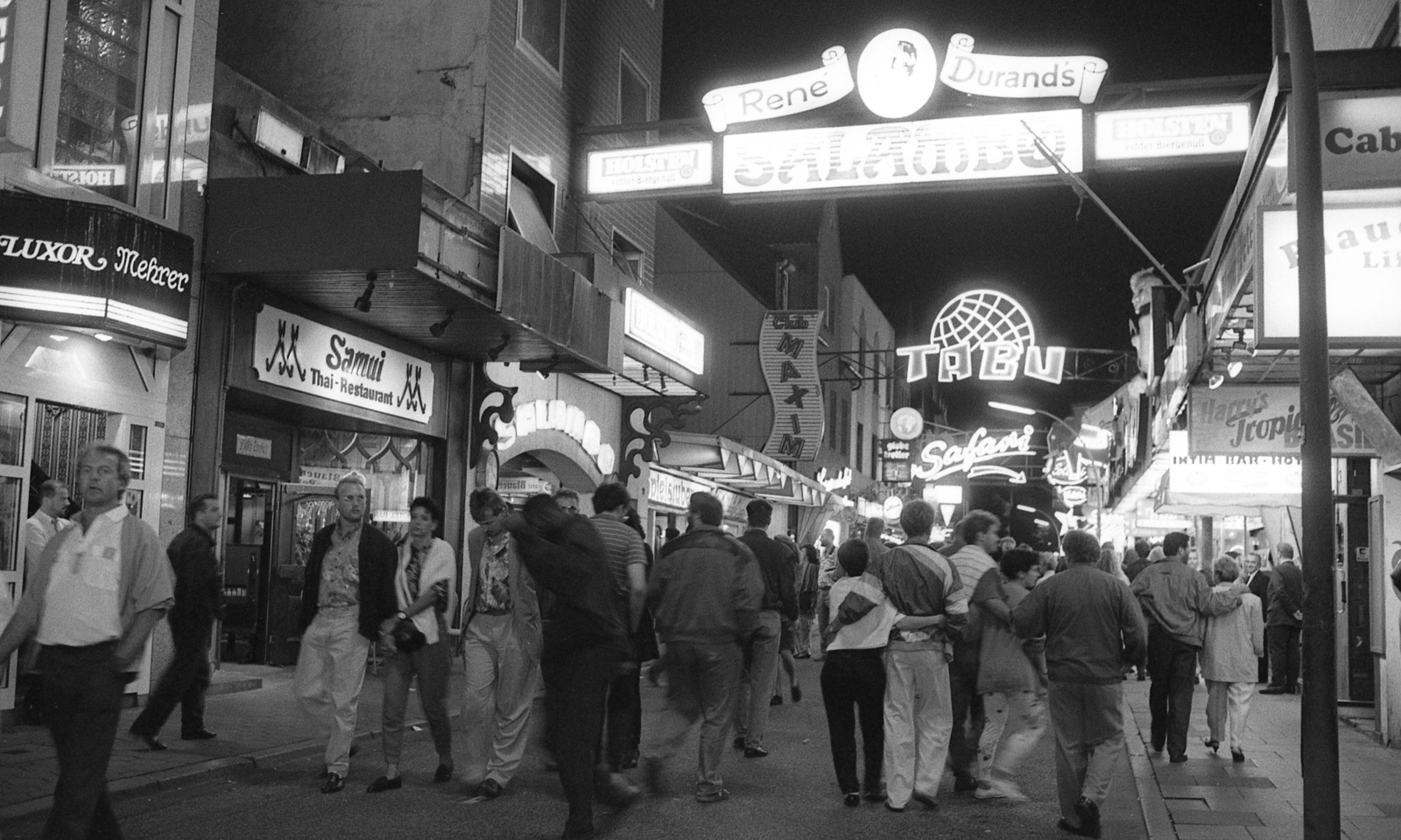 Germany, Hamburg, St. Pauli, Grosse Freiheit., 1990, Urbán Tamás, Fortepan #213667
