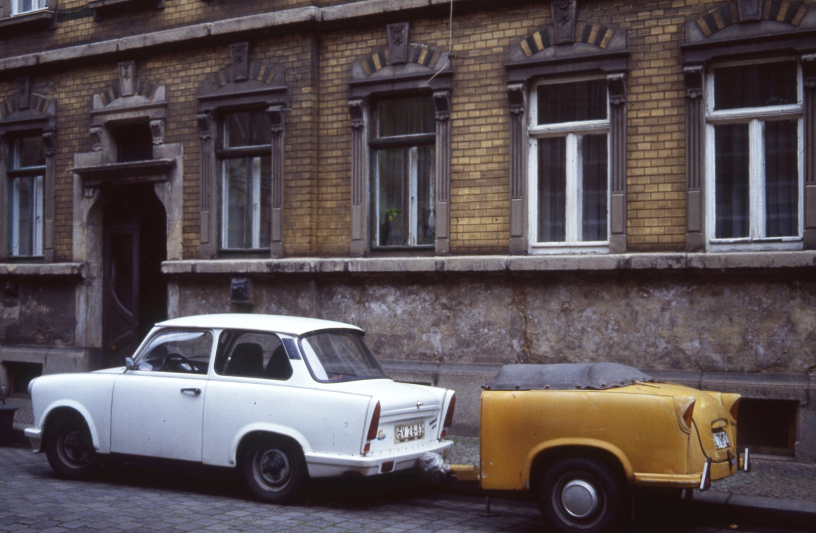 Germany, 1990, Urbán Tamás, Trabant-brand, colorful, GDR, Fortepan #213680