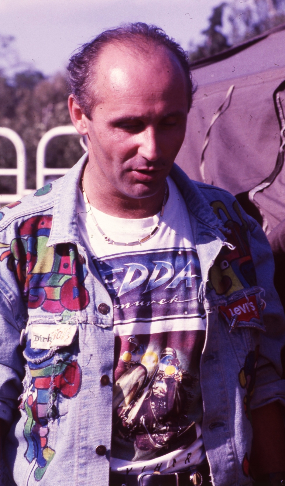 Hungary, Pataky Attila rockzenész, az Edda Művek énekese. A felvétel 1991-ben készült., 1990, Urbán Tamás, Fortepan #213821