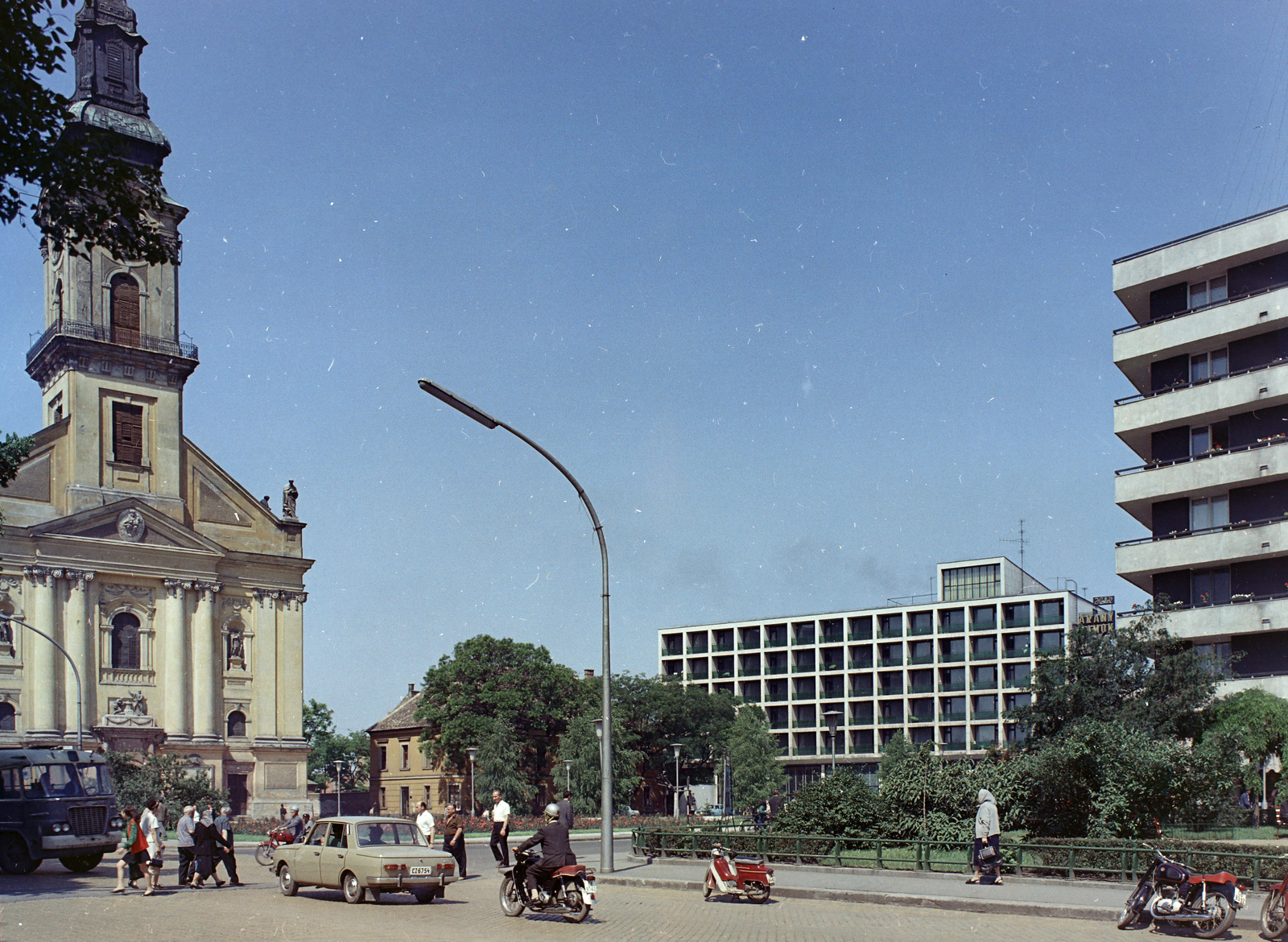 Hungary, Kecskemét, Kossuth tér, Nagytemplom (Öregtemplom)., 1970, FŐFOTÓ, Fortepan #214469