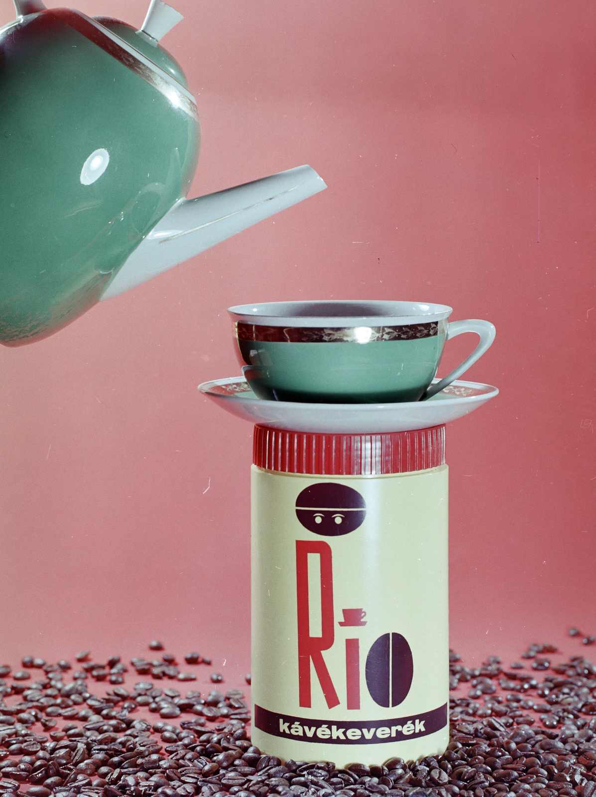 1970, FŐFOTÓ, színes, reklámfotó, kávé, Fortepan #214567