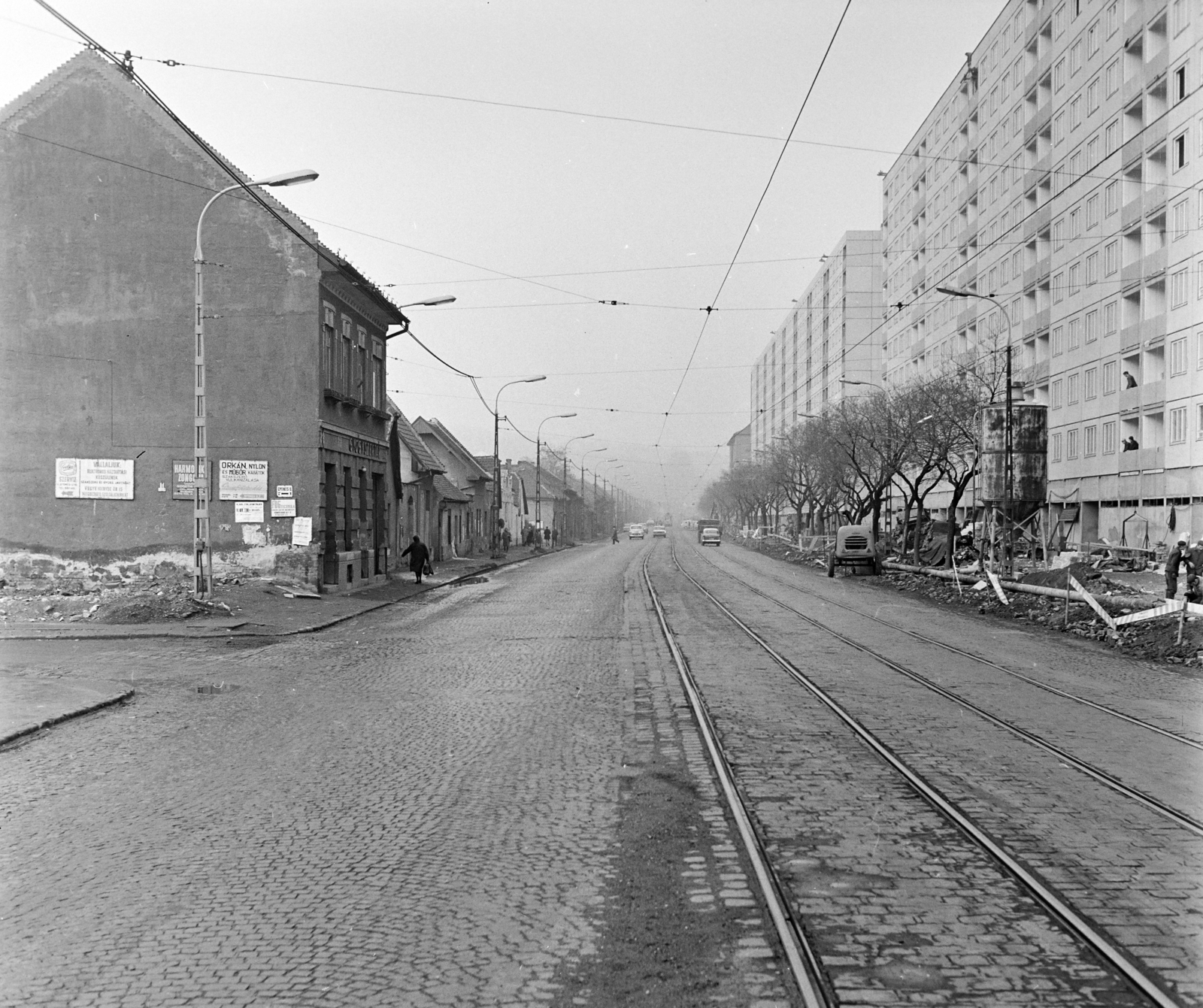 Hungary, Budapest III., Vörösvári út a Gyenes utcától a Bécsi út felé nézve., 1971, FŐFOTÓ, Budapest, Fortepan #214838