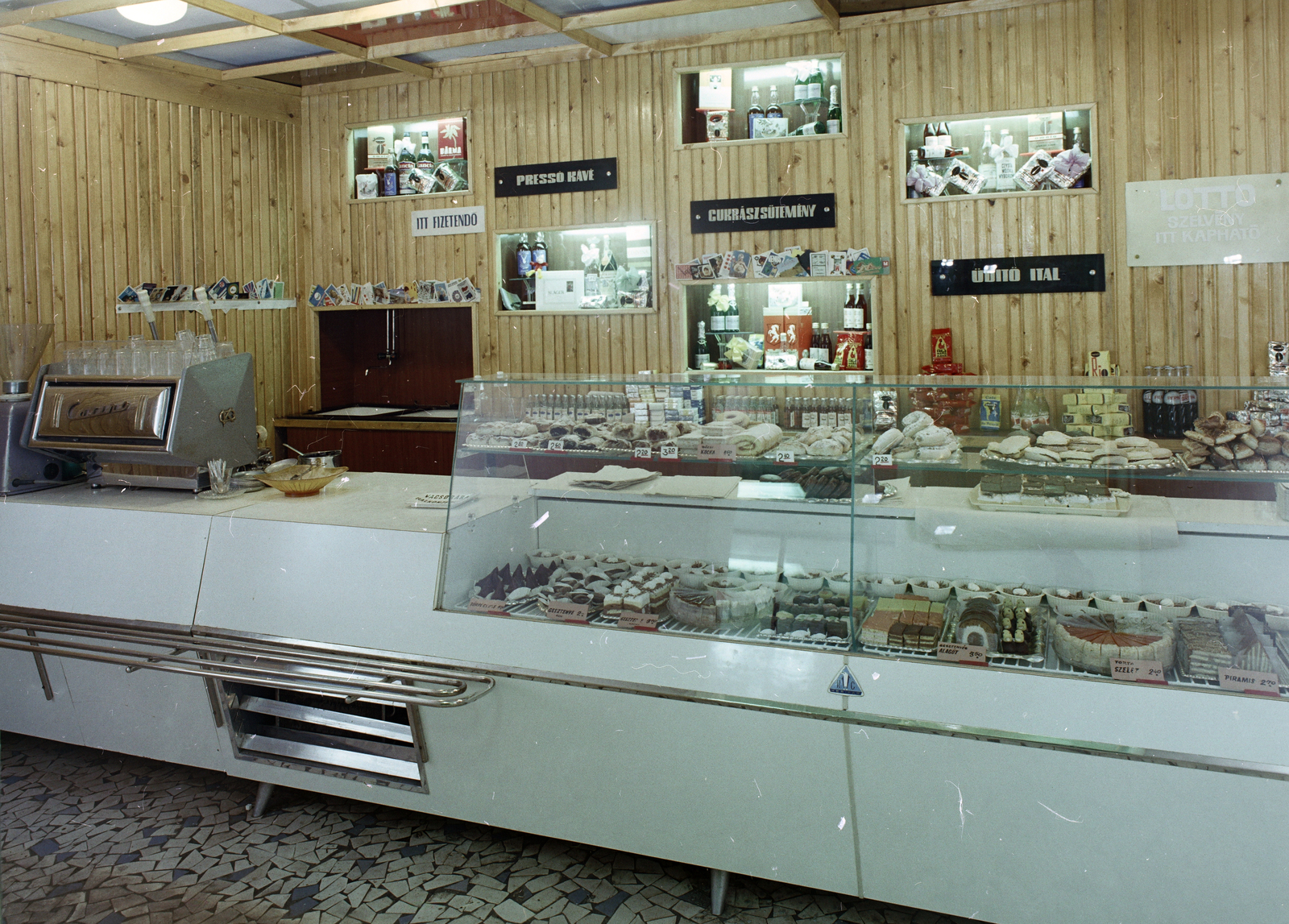 1970, FŐFOTÓ, display, coffee machine, Fortepan #214889