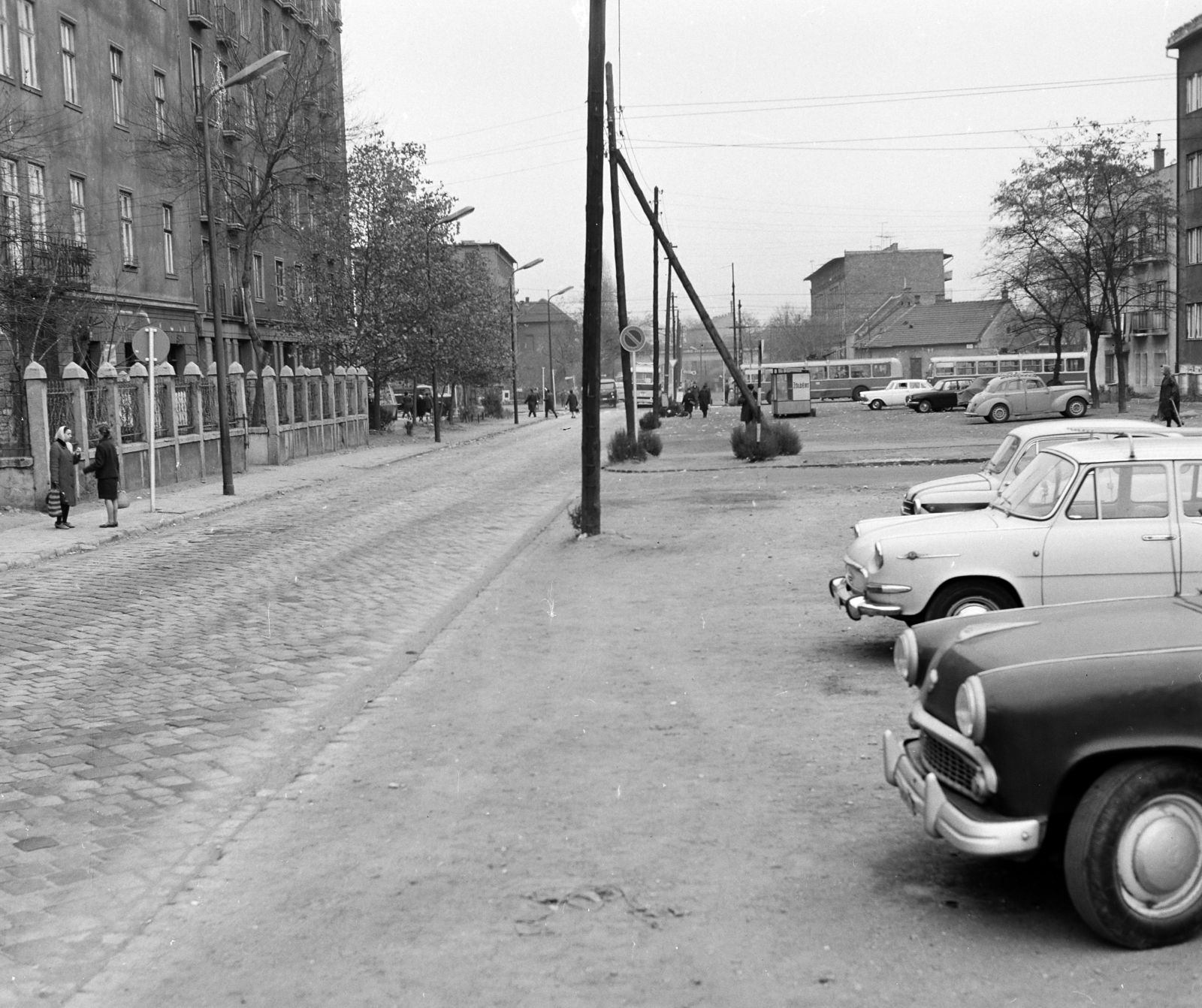 Magyarország, Budapest XIV., az Egressy út a Gizella út kereszteződéséből a Hungária körút felé fényképezve., 1971, FŐFOTÓ, Budapest, Fortepan #214930