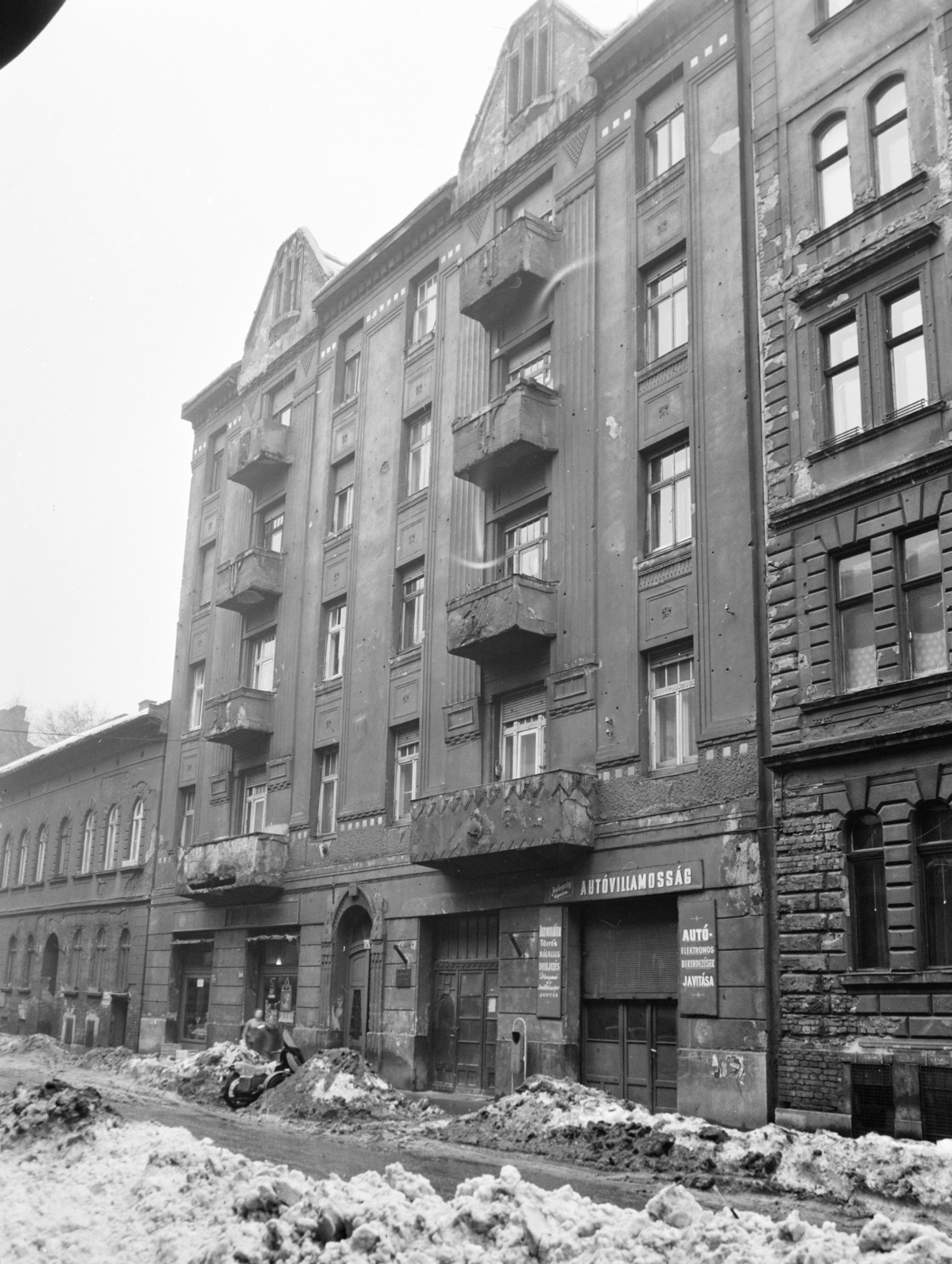 Magyarország, Budapest VII., Marek József utca, szemben középen a 16-os számú ház., 1971, FŐFOTÓ, Budapest, Fortepan #214946