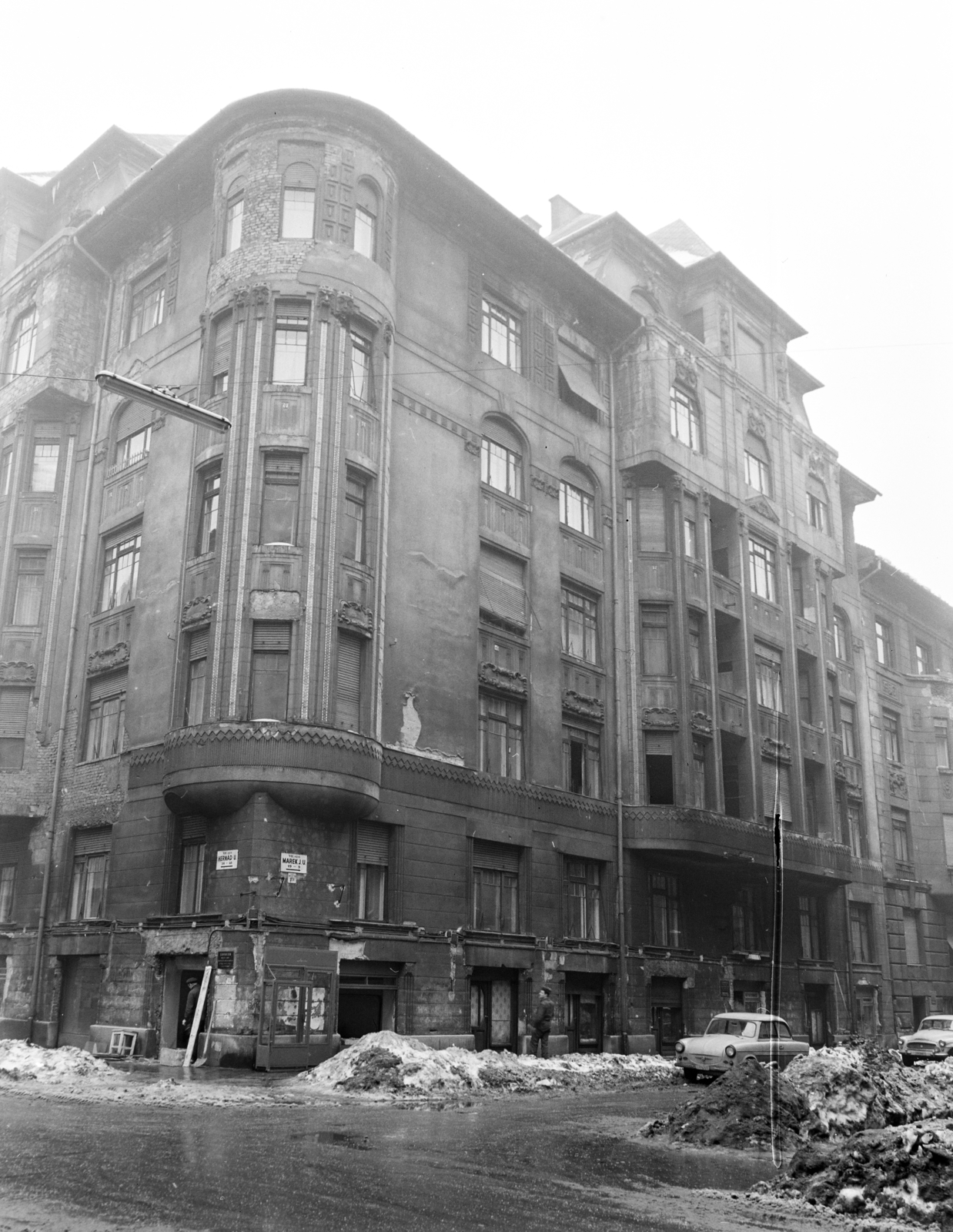Hungary, Budapest VII., Hernád utca 40., jobbra a Marek József utca., 1971, FŐFOTÓ, Budapest, Fortepan #214948