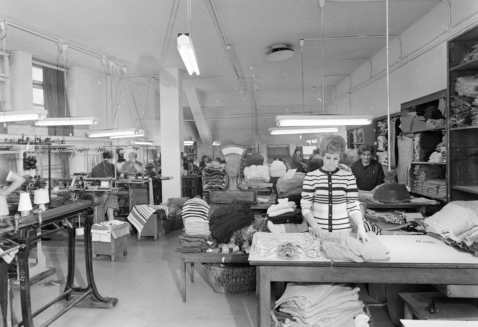 1971, FŐFOTÓ, textile industry, Fortepan #215018