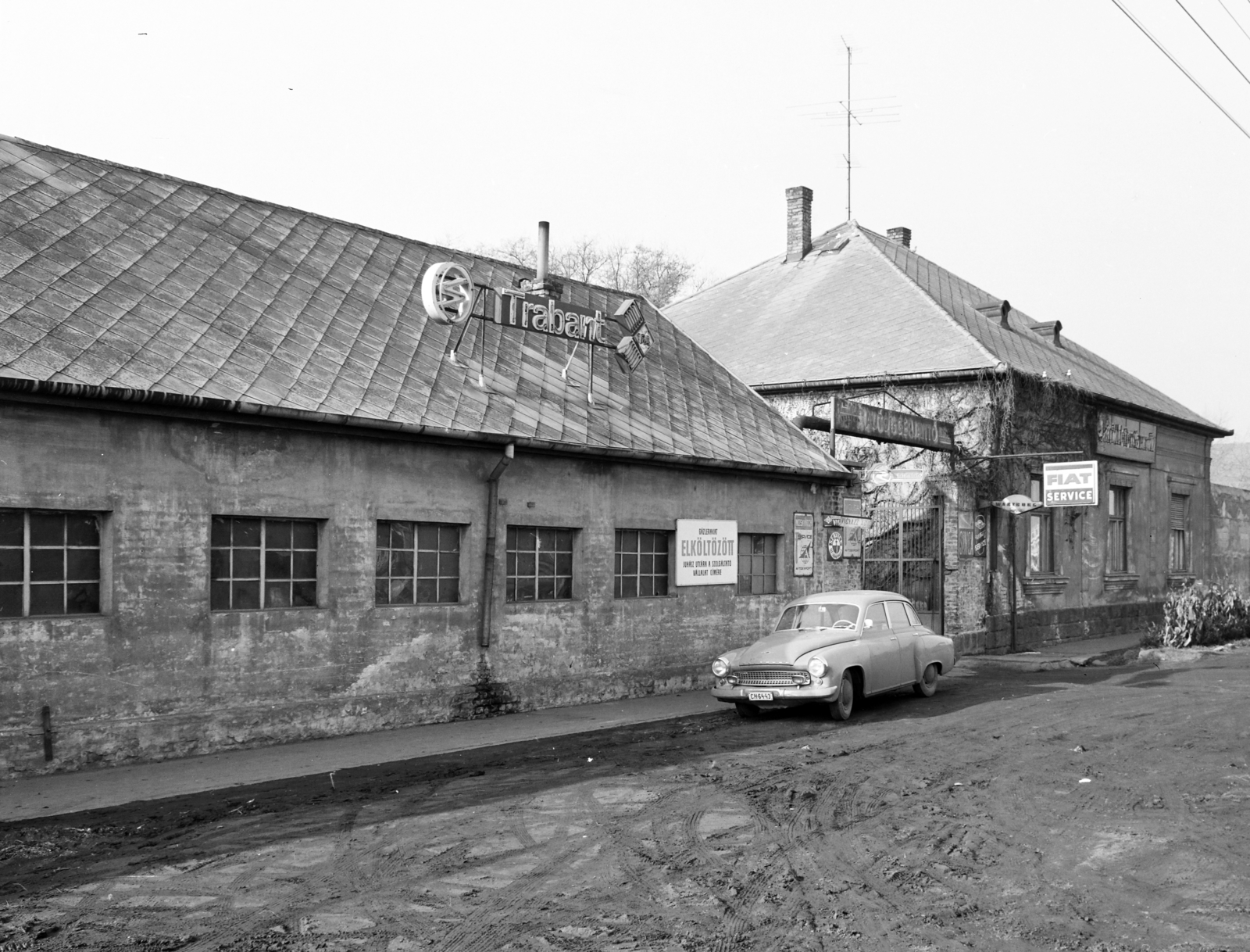 Magyarország, Kecskemét, Külső-Szegedi út 1., Kecskeméti Autó- és Gépjavító KTSZ., 1971, FŐFOTÓ, Wartburg 311/312, Fortepan #215173