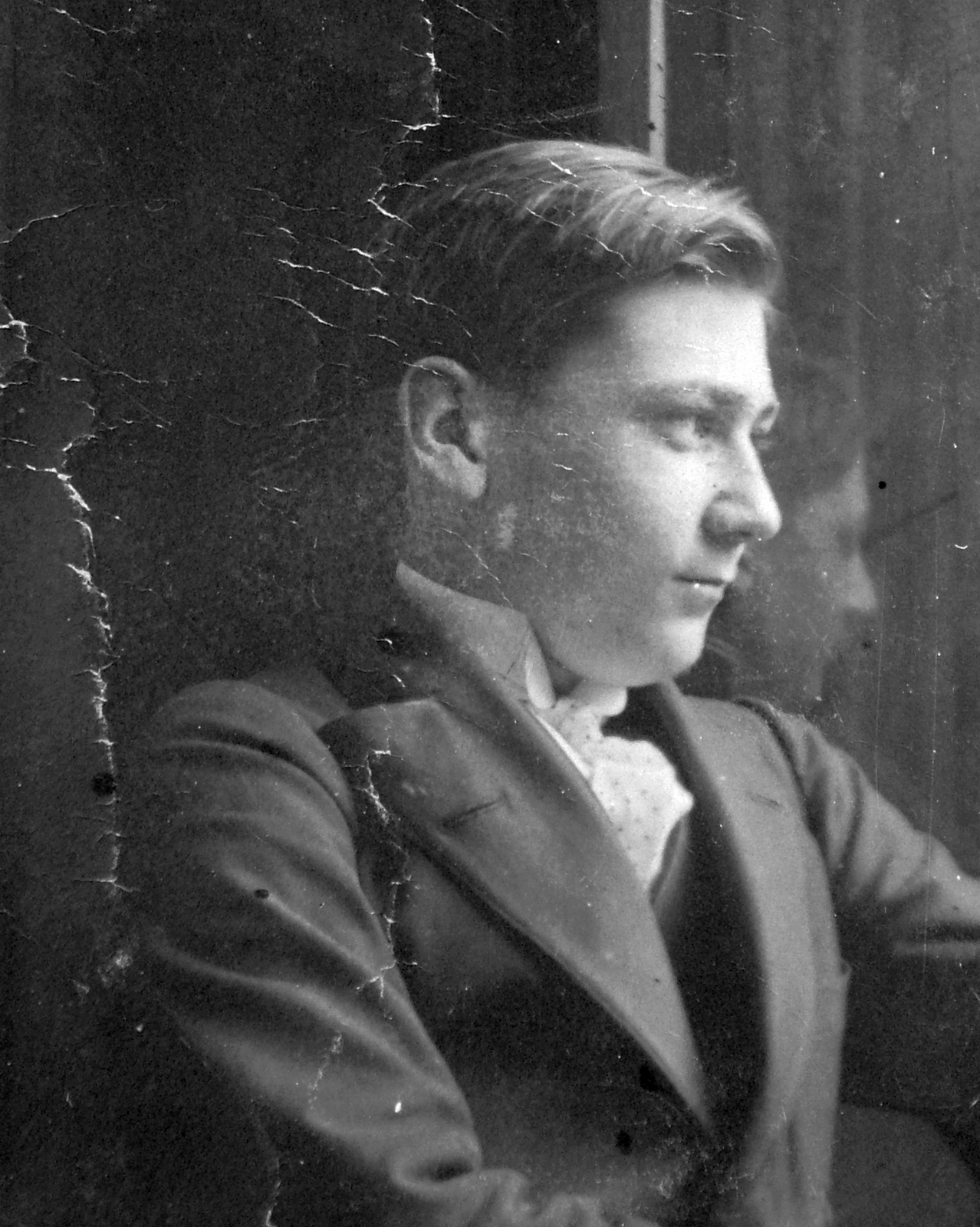 1923, Hegedűs Judit, portrait, man, Fortepan #21536