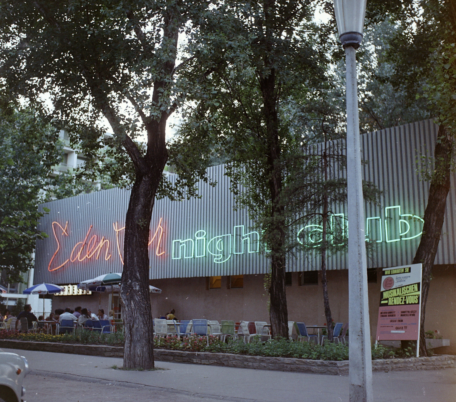 Magyarország,Balaton, Siófok, Petőfi sétány 28-40., Éden Bar Night Club., 1971, FŐFOTÓ, Fortepan #215362