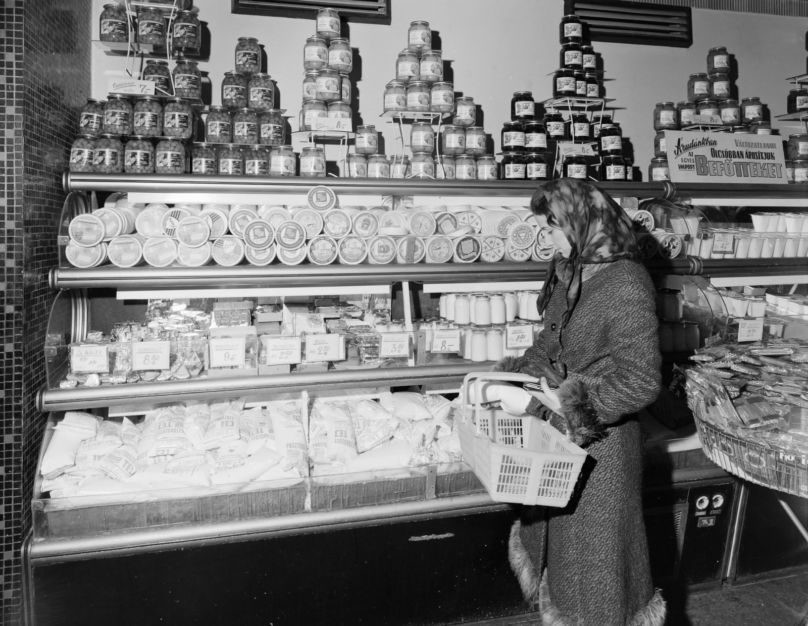 1971, FŐFOTÓ, shopping, Fortepan #215475