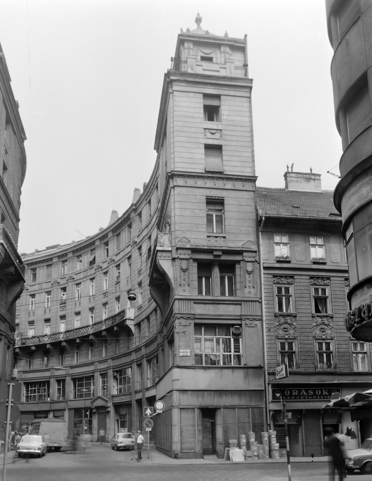 Hungary, Budapest VII.,Budapest VI., Asbóth utca, szemben az Anker köz a Király (Majakovszkij) utcánál., 1972, FŐFOTÓ, Budapest, architectural heritage, Fortepan #215505