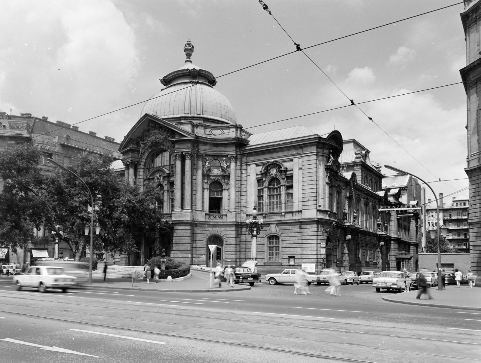 Hungary, Budapest XIII., Szent István körút, Vígszínház., 1972, FŐFOTÓ, Budapest, Fortepan #215511