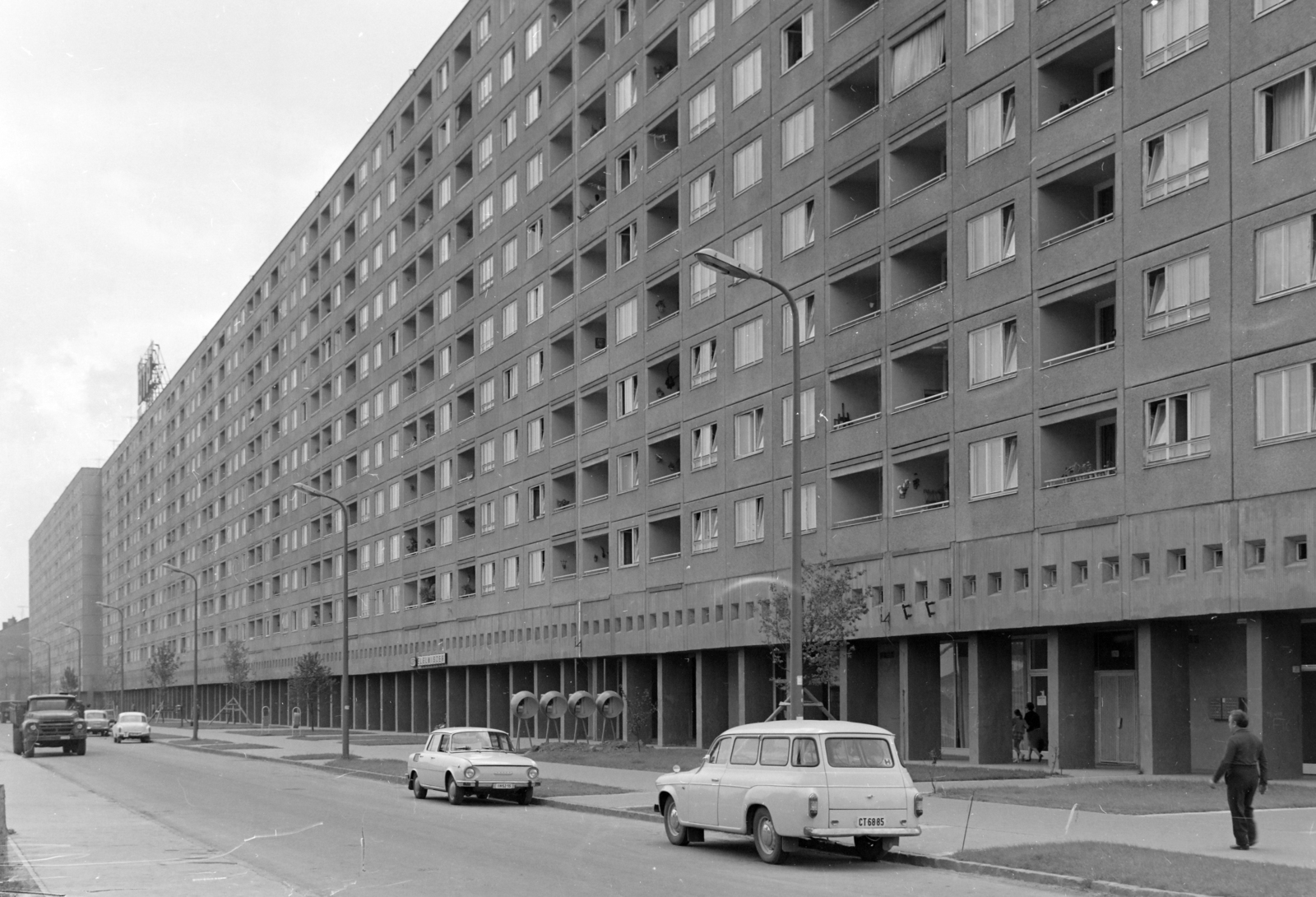 Hungary, Óbuda, Budapest III., Szőlő utcai sávház (Faluház)., 1972, FŐFOTÓ, Budapest, Fortepan #215549