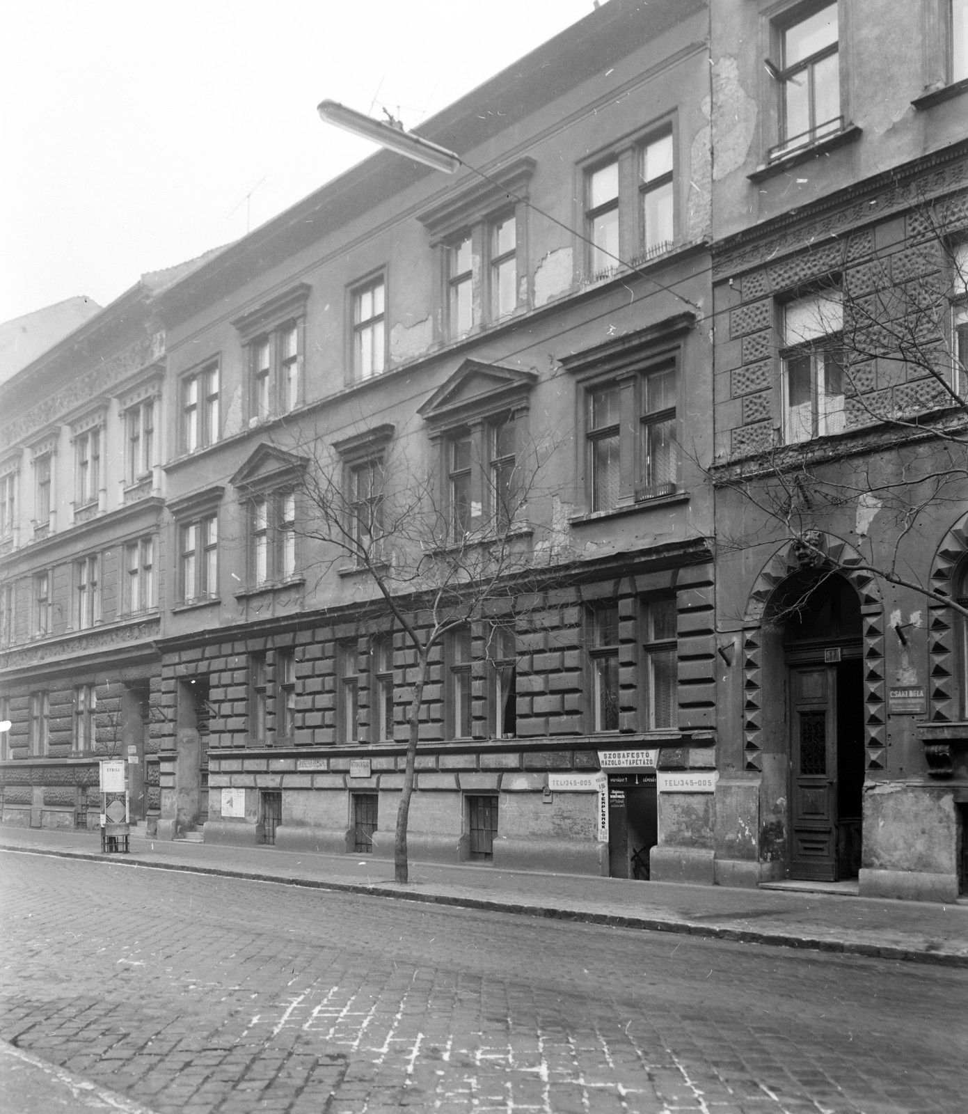 Hungary, Budapest VII., szemben középen a Nefelejcs utca 19-es számú ház., 1973, FŐFOTÓ, Budapest, Fortepan #215909