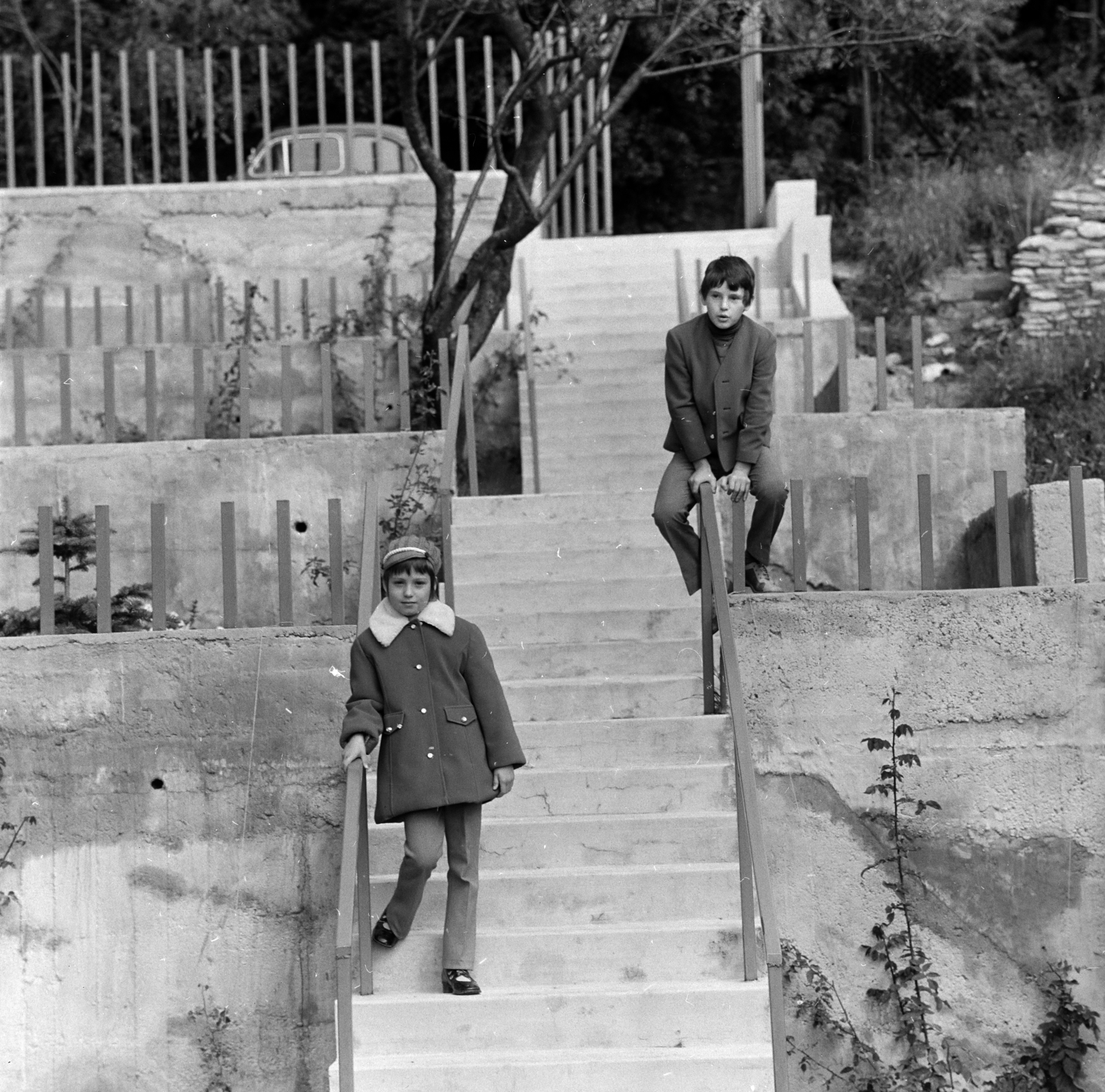 1973, FŐFOTÓ, stairs, advertising photography, Fortepan #216000