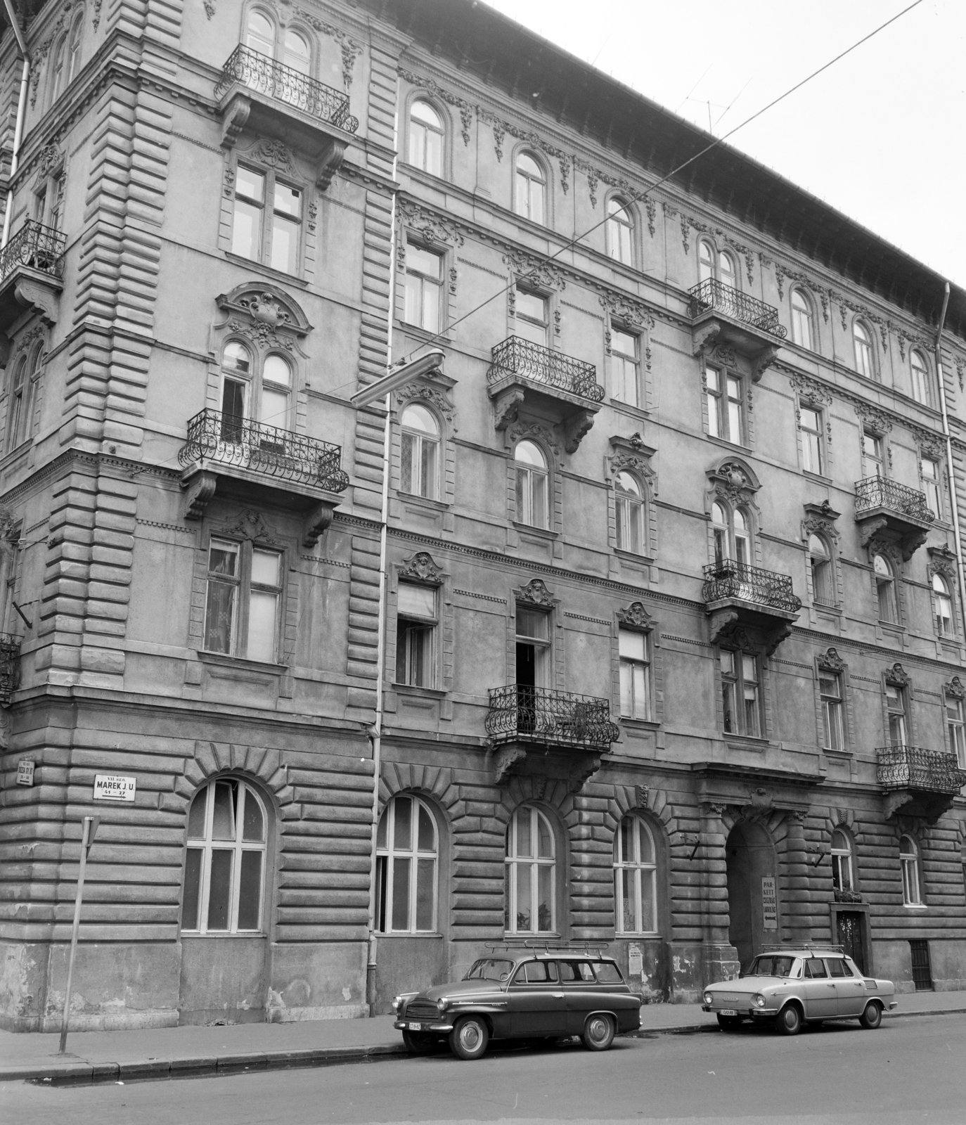 Hungary, Budapest VII., Marek József utca 41., 1974, FŐFOTÓ, Budapest, parquet floor, Skoda-brand, Fortepan #216256