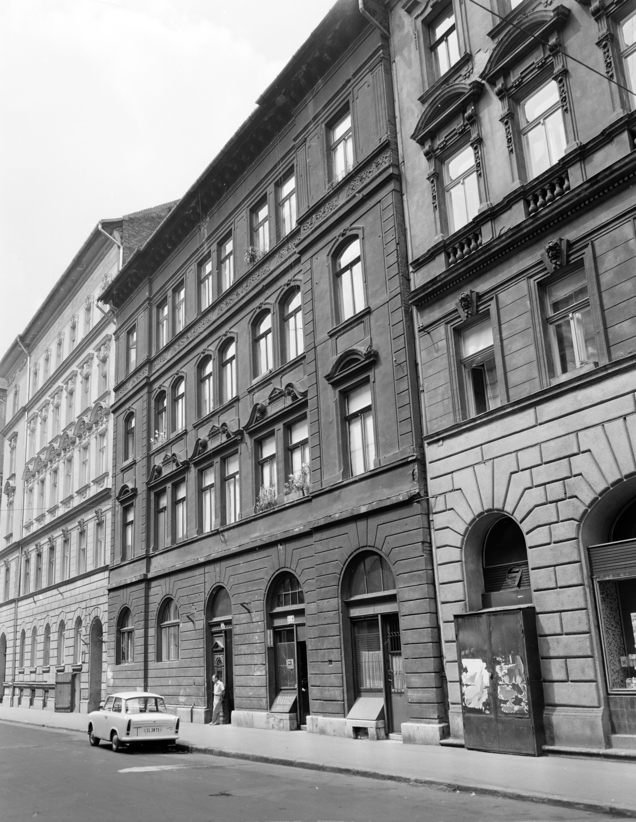 Hungary, Budapest VII., szemben középen a Marek József utca 24-es számú ház., 1974, FŐFOTÓ, Budapest, Fortepan #216275