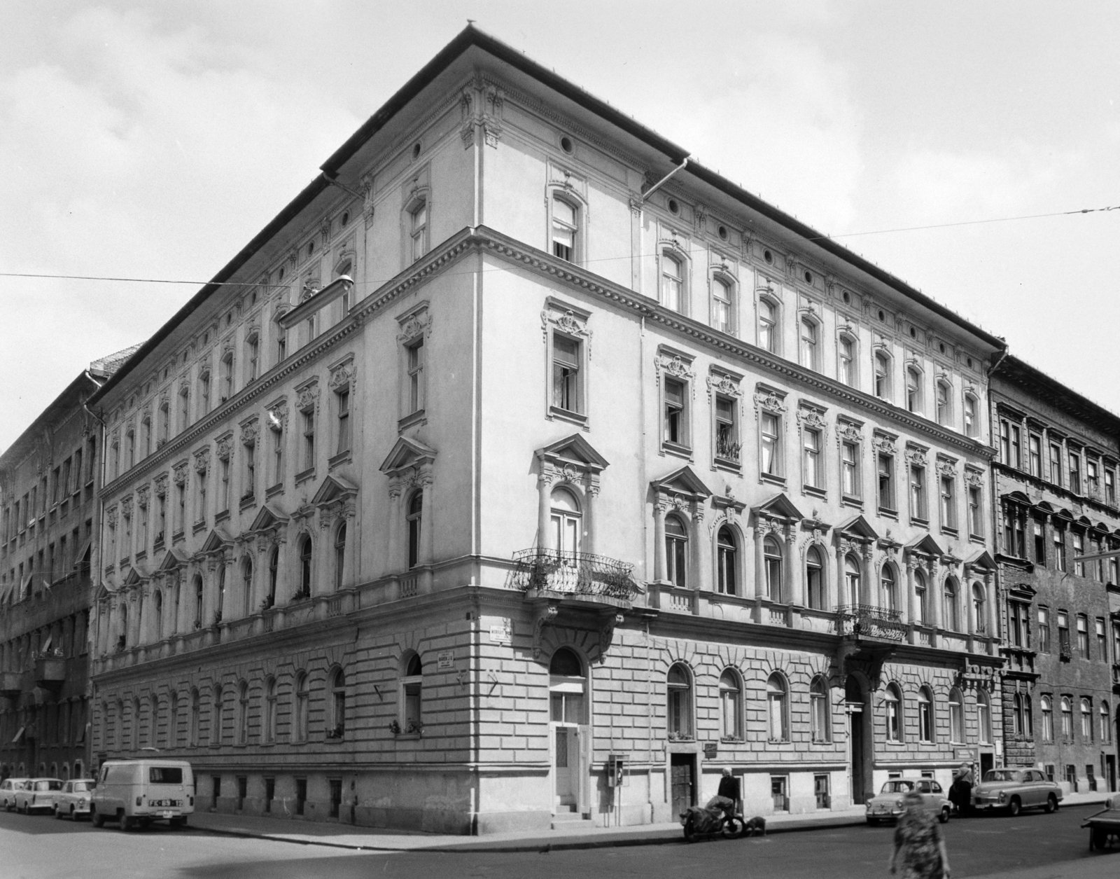Hungary, Budapest VII., a Murányi utca 41-es számú ház a Marek József utca sarkán., 1974, FŐFOTÓ, Budapest, Fortepan #216318