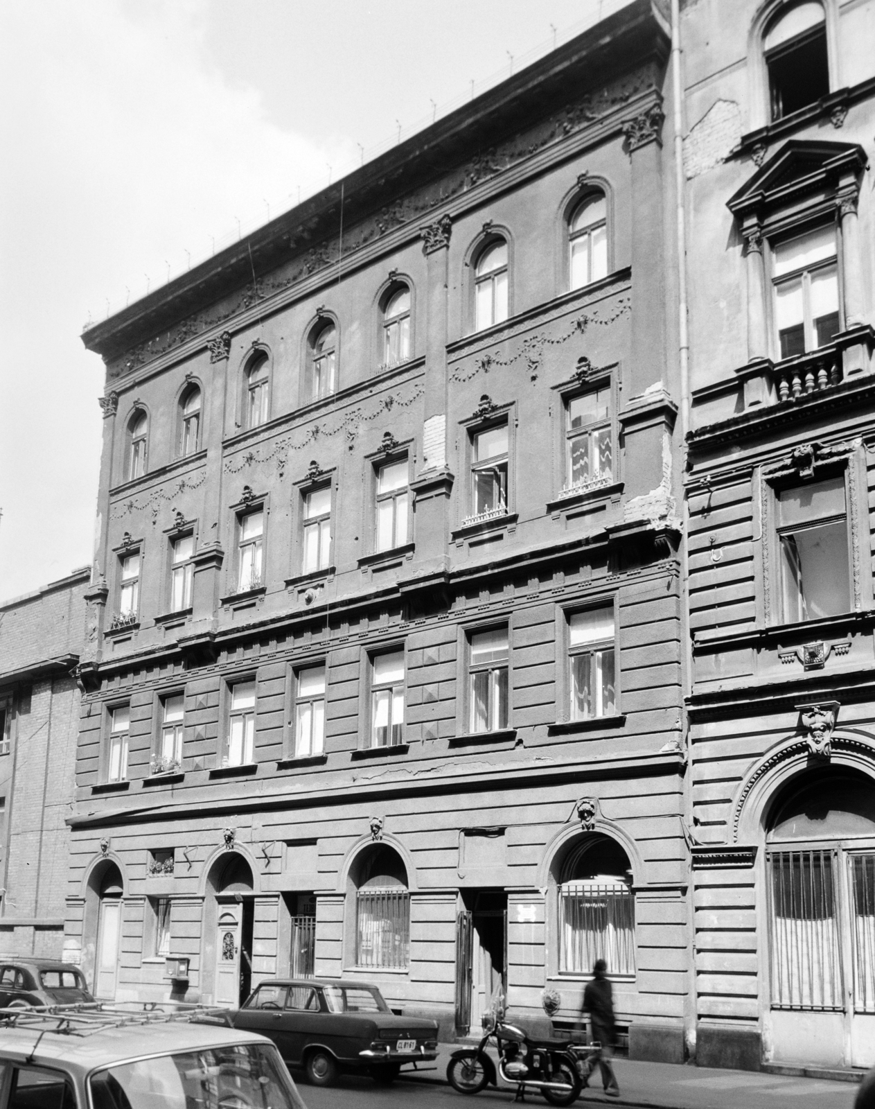 Hungary, Budapest VII., Murányi utca, szemben középen a 45-ös számú ház., 1974, FŐFOTÓ, Budapest, Fortepan #216319
