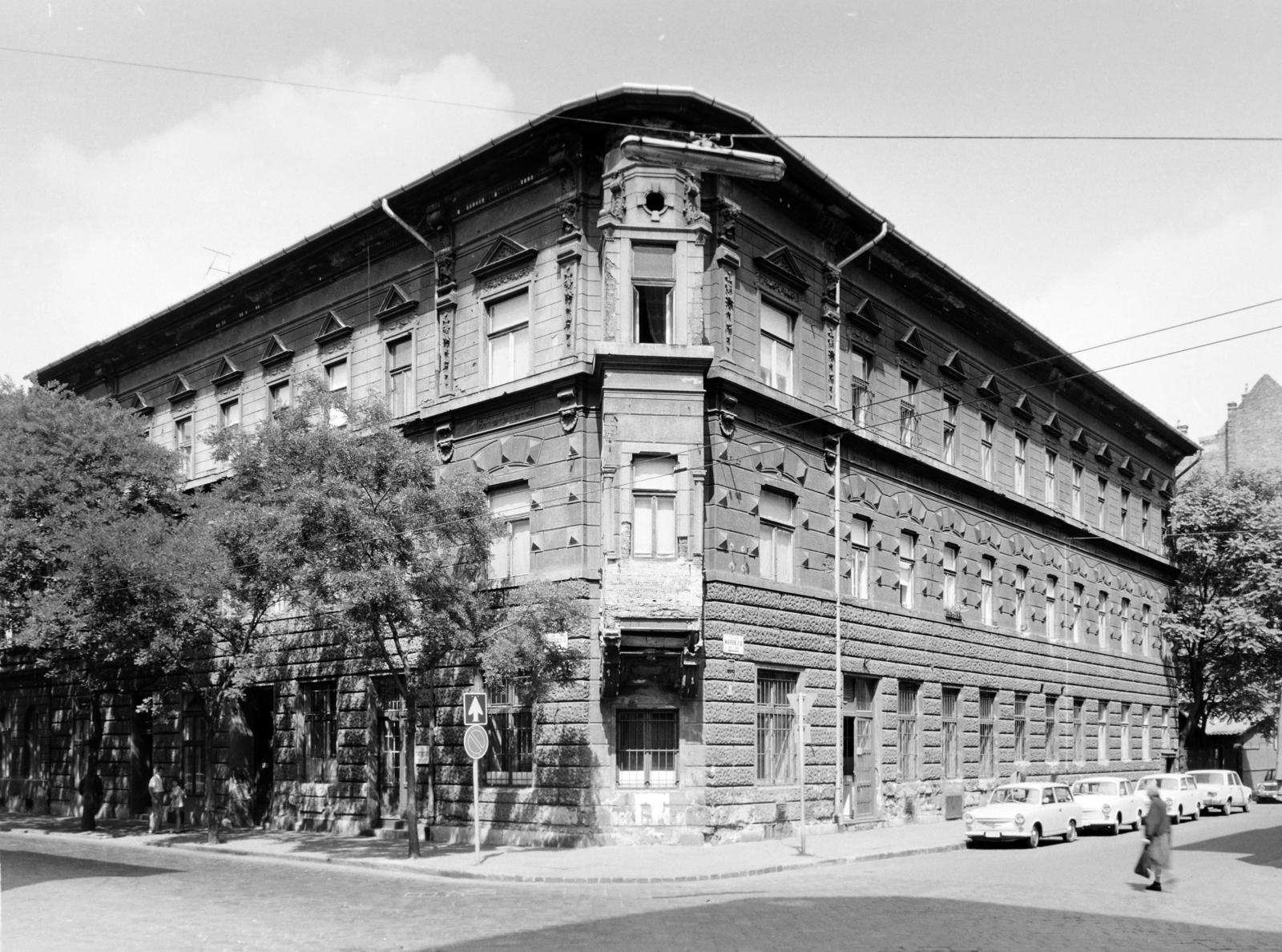 Hungary, Budapest VII., Nefelejcs utca 45-ös számú ház a Nefelejcs utca sarkán., 1974, FŐFOTÓ, Budapest, Fortepan #216329