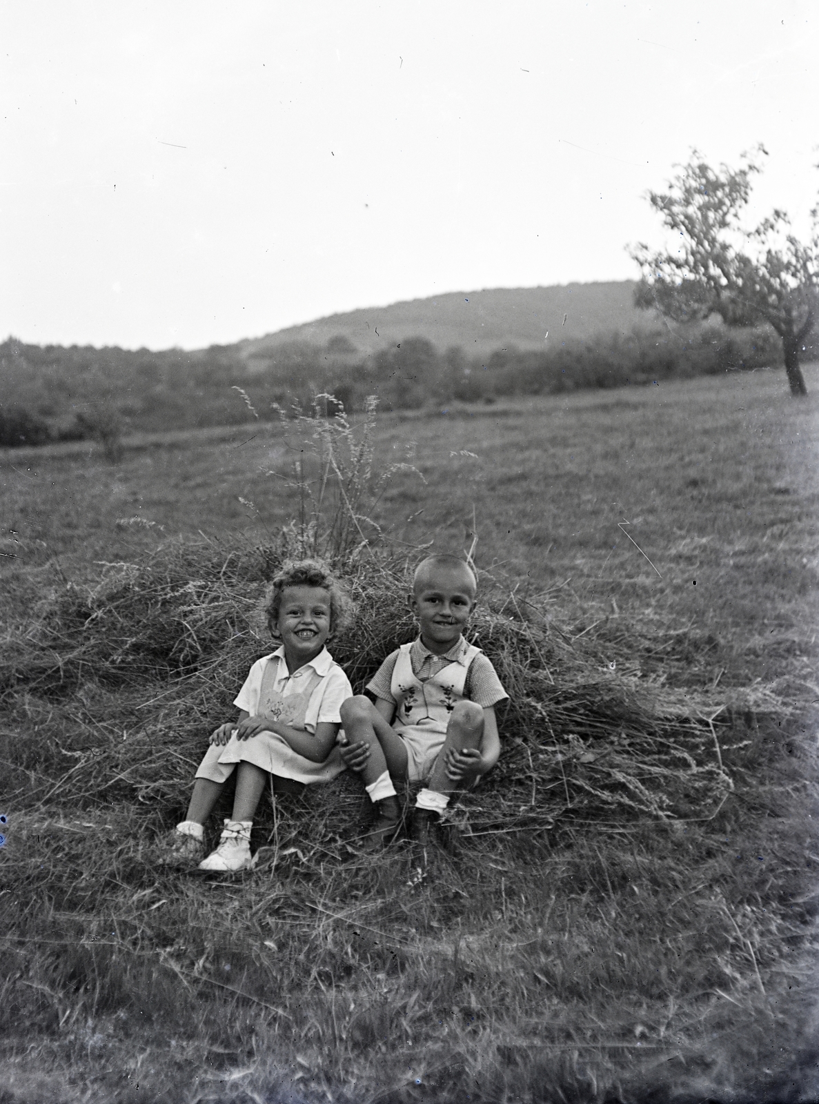 1941, Major Lajos, kids, Fortepan #216420