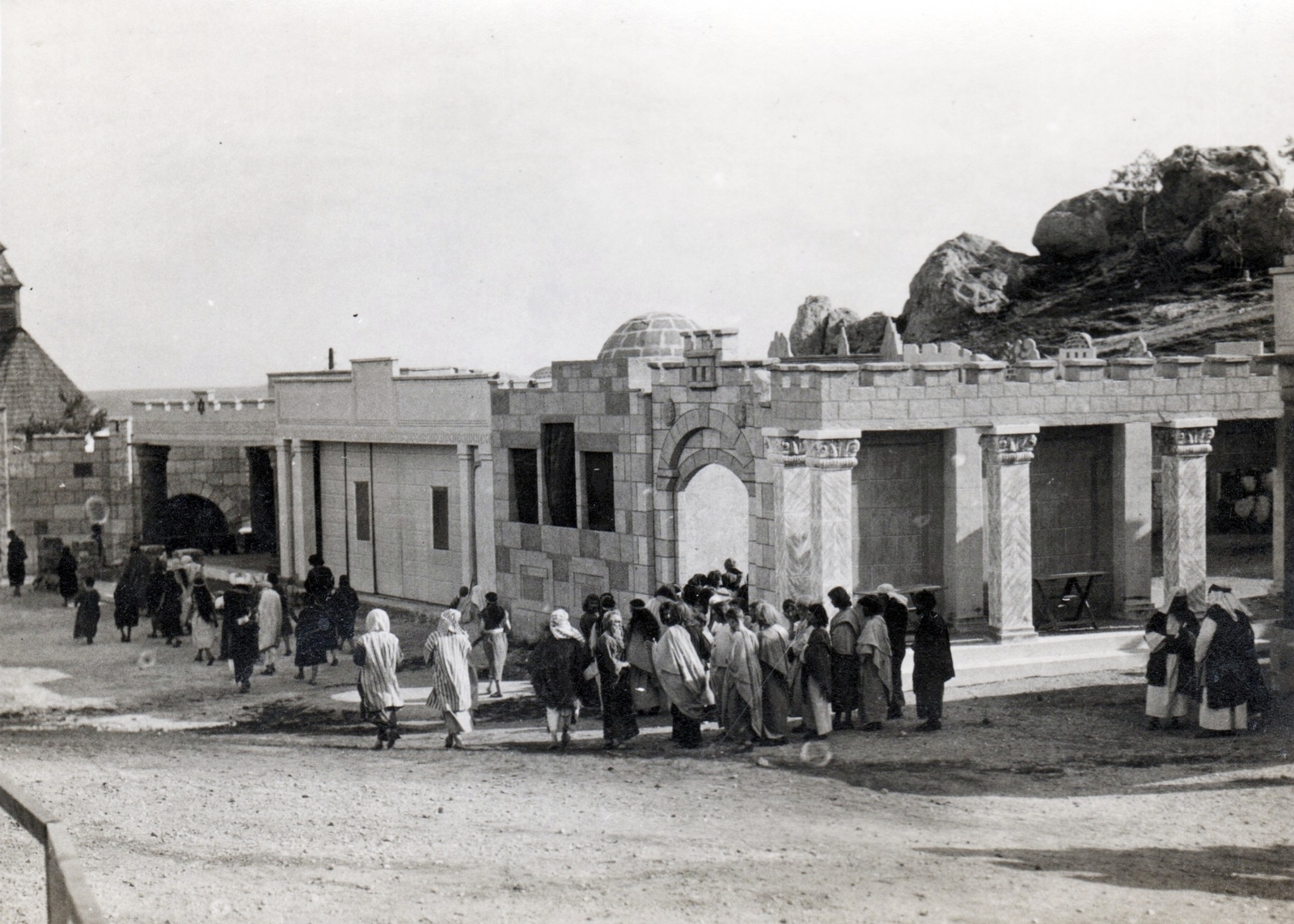 Hungary, Budaörs, Kő-hegy, a Budaörsi Passió szabadtéri előadása., 1935, Jakob Bleyer Heimatmuseum, Fortepan #216997