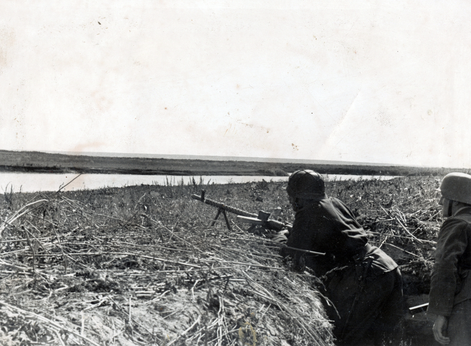 1942, Fortepan/Album058, keleti front, Maschinengewehr 30, Fortepan #217105