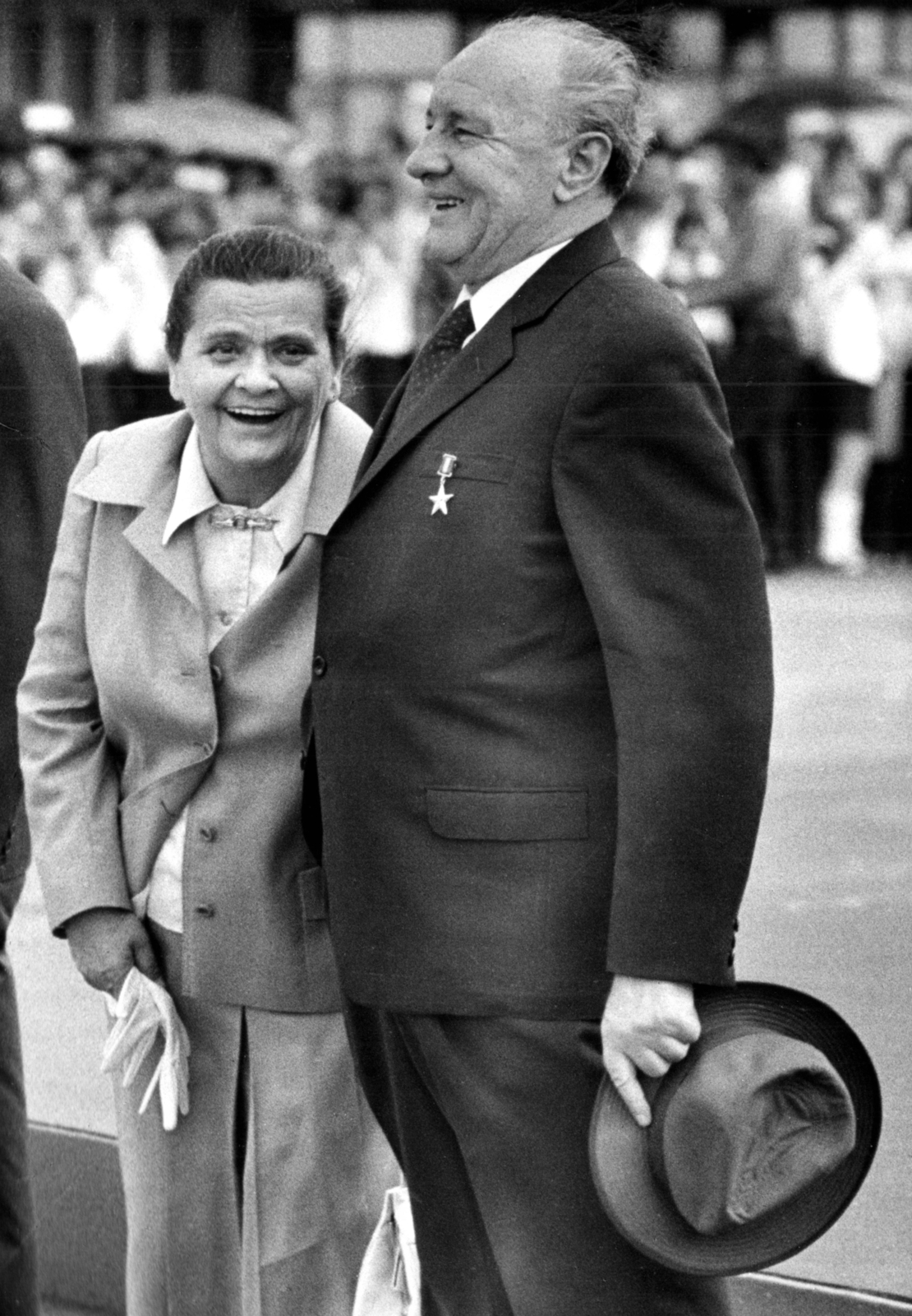 Magyarország, Kádár János a Magyar Szocialista Munkáspárt vezetője, portré a feleségével., 1980, Fortepan/Album059, Fortepan #217206