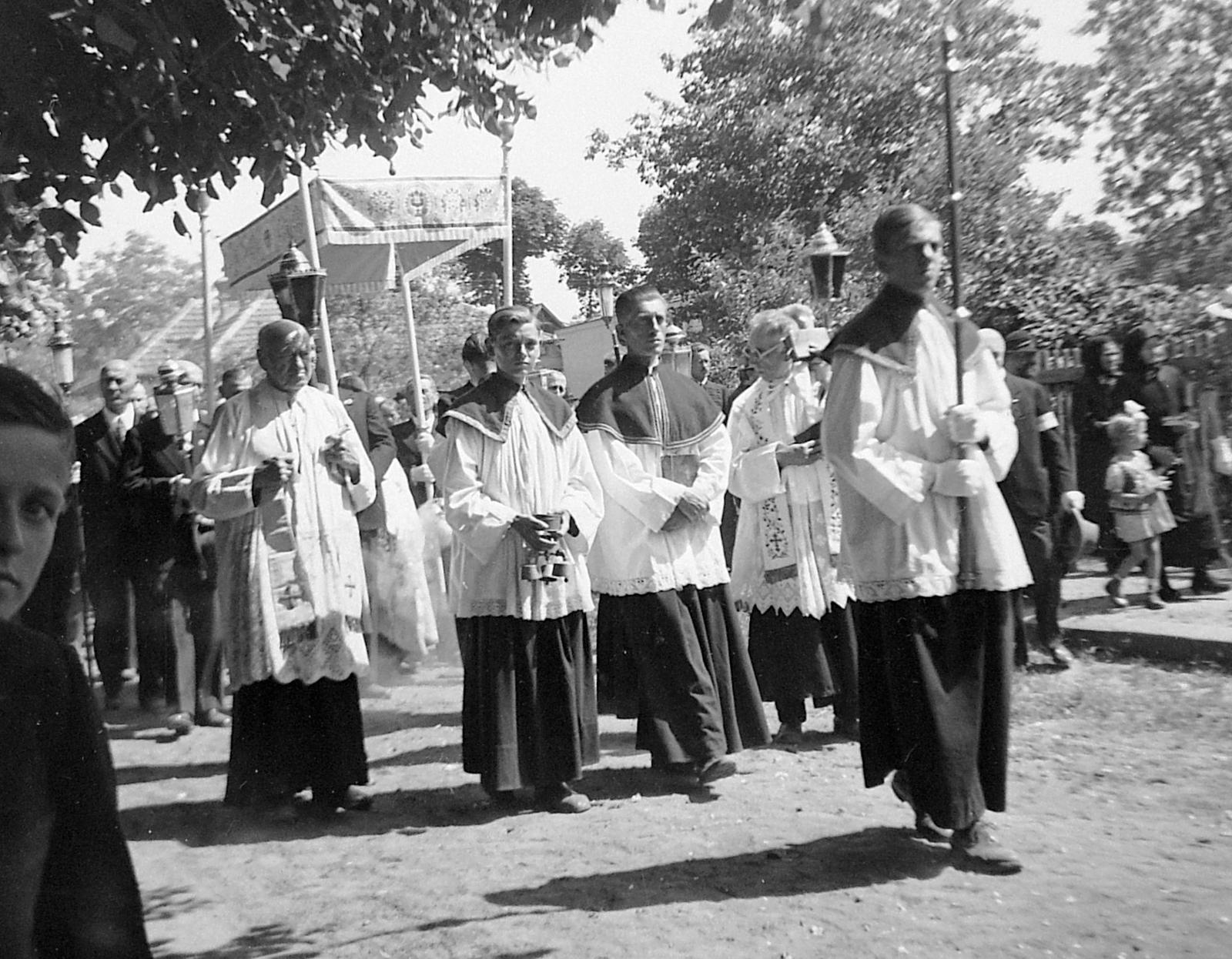 1937, Fortepan, religion, priest, procession, Fortepan #2174