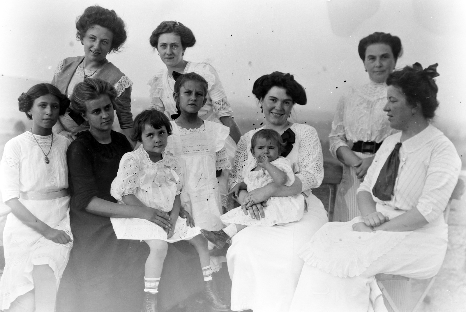 1911, Törökbálint Anno - Magyarszéky Gábor, csoportkép, Fortepan #217530