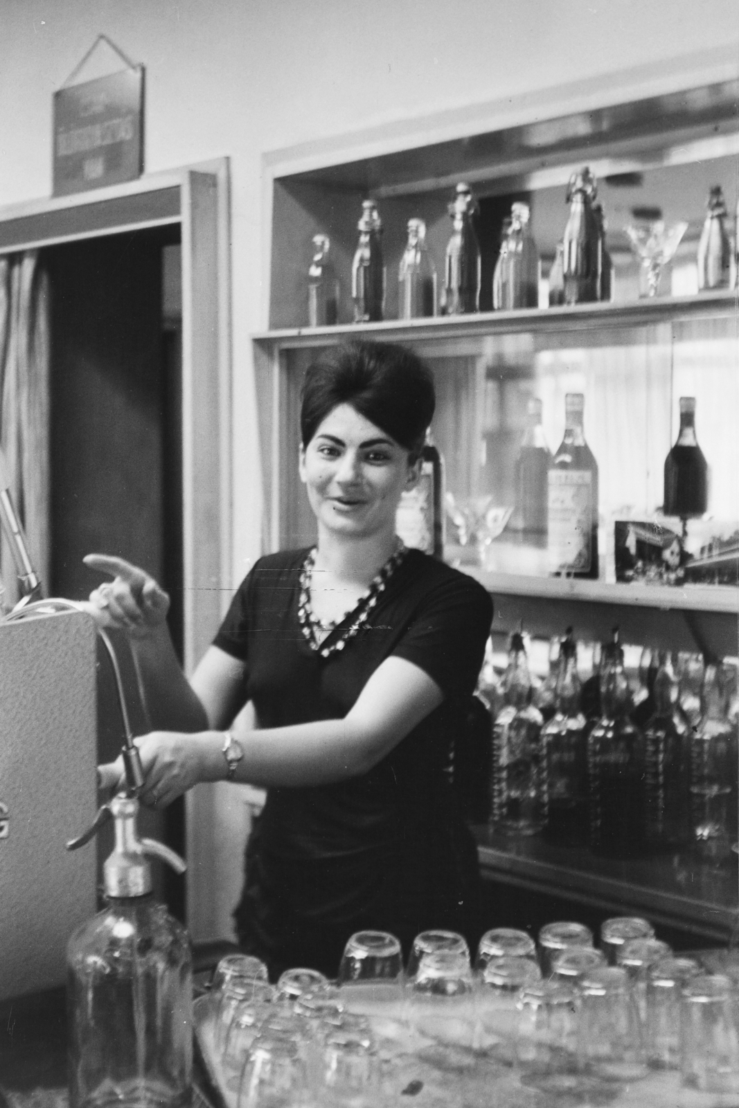1965, Rose család, soda siphon, soda water bottle, Fortepan #217841